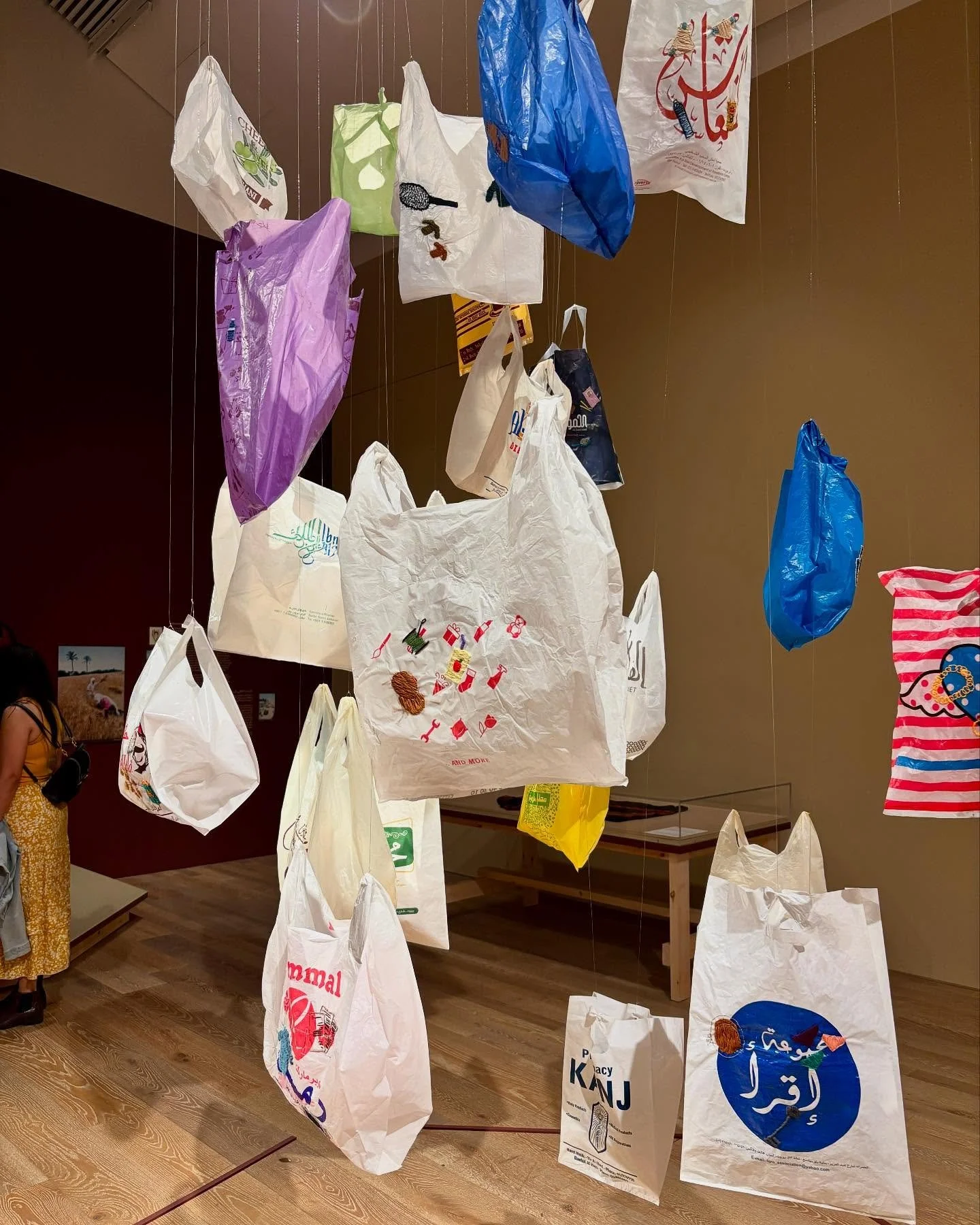 Thread Memory: Embroidery from Palestine - a must see exhibition at V+A Dundee. 
I am proud to see that next to the wonderful Tatreez garments from the Palestine Museum it hosts two of the artists that I had the privilege to work with during my time 