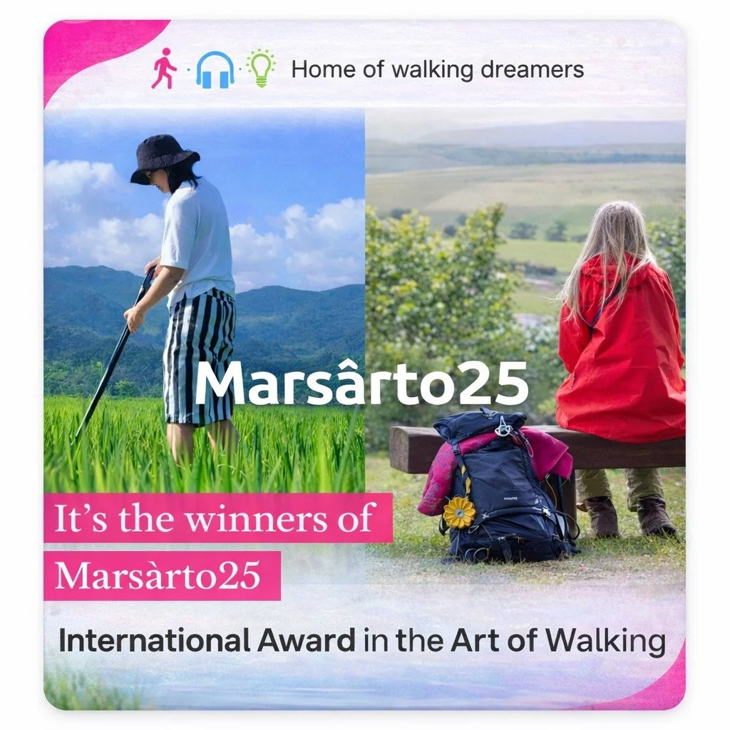 Super h&auml;ppy, proud and honored to be awarded Second Prize of the Ma&scaron;arto 25 International Walking Art competition, organised by @walklistencreate for my beloved Mountain to Sea project; a 220km Covid memorial path across Aberdeenshire.
Th