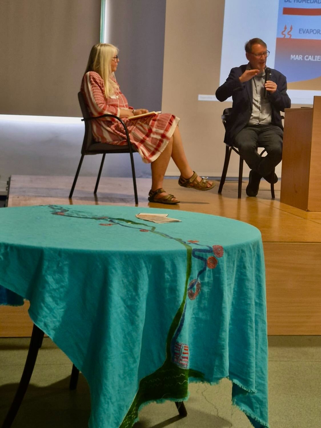 Delighted to be chairing Tim Ingold&lsquo;s key note speech The Valley and the Stream (I.e. Geddes and Reclus) to kick off the @walking.assembly in Girona.

#valleysection #reclus #geddes #walkingart