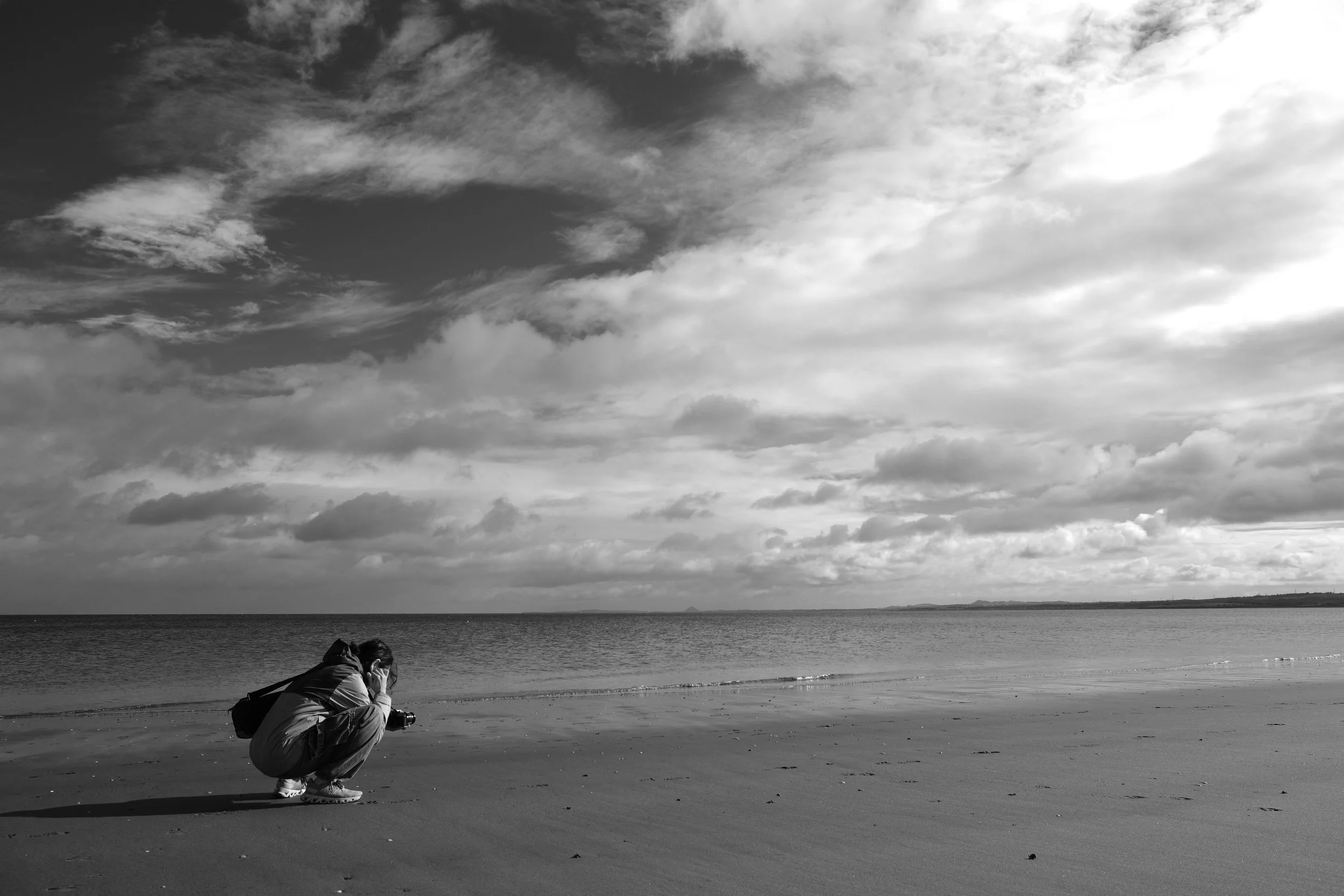 Lilly Photographing Portobello.JPG