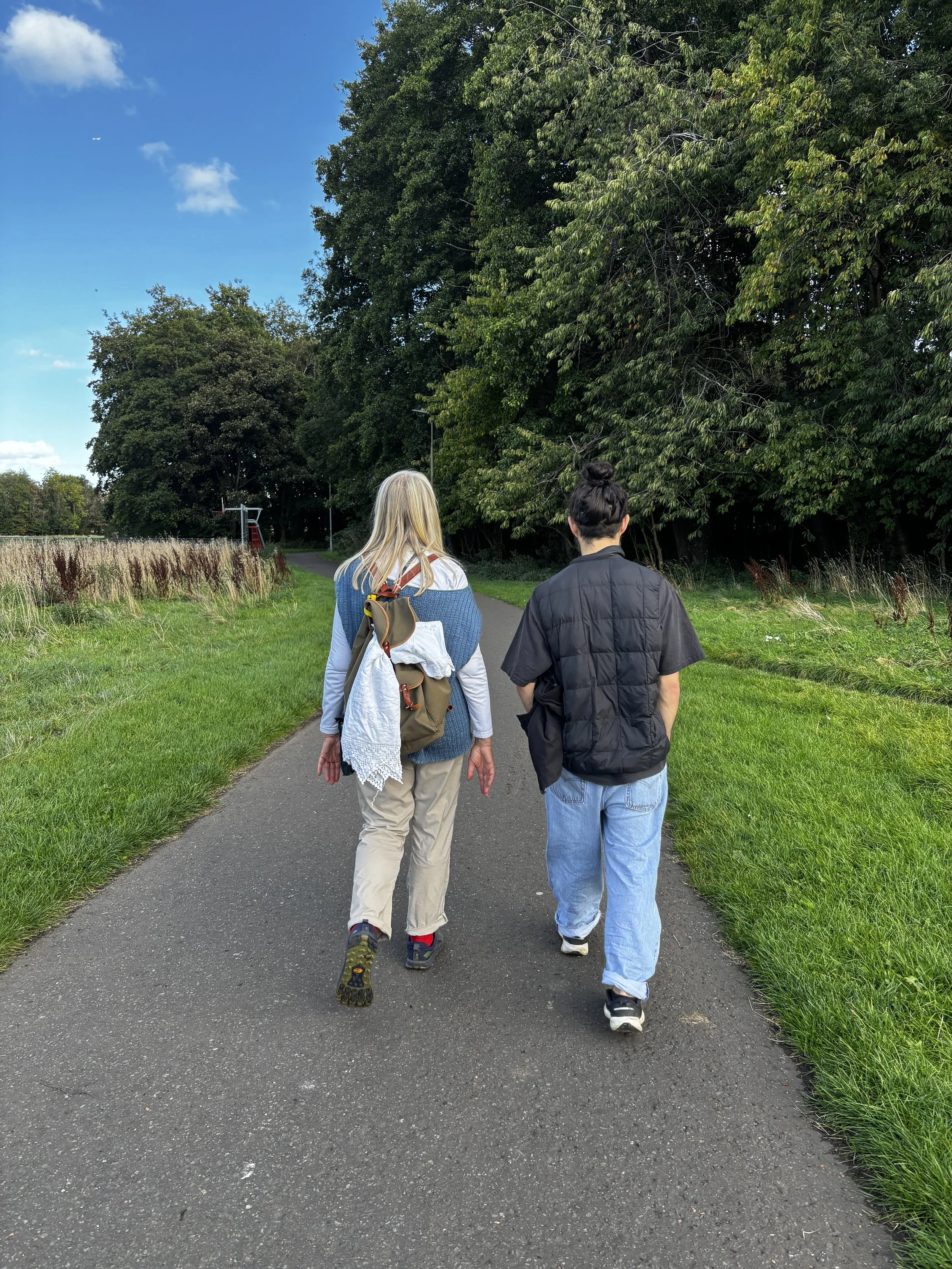 Walking the round from Portobello via Figgate Park to Duddingston Golf course