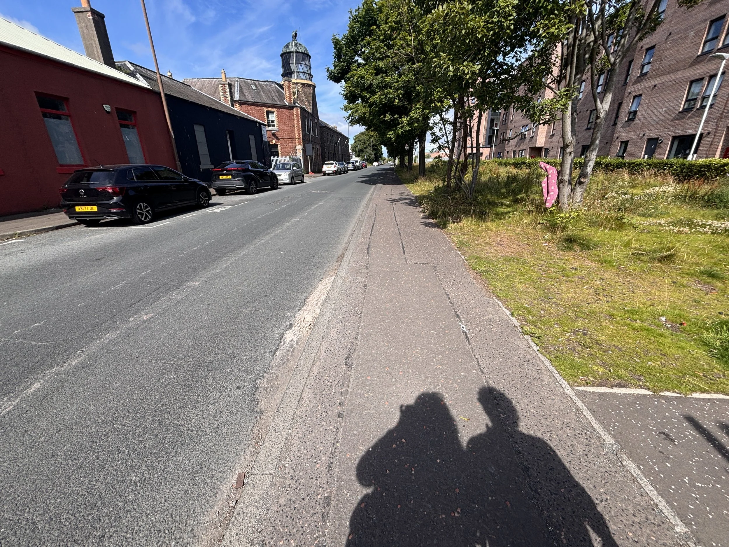Walking through Granton