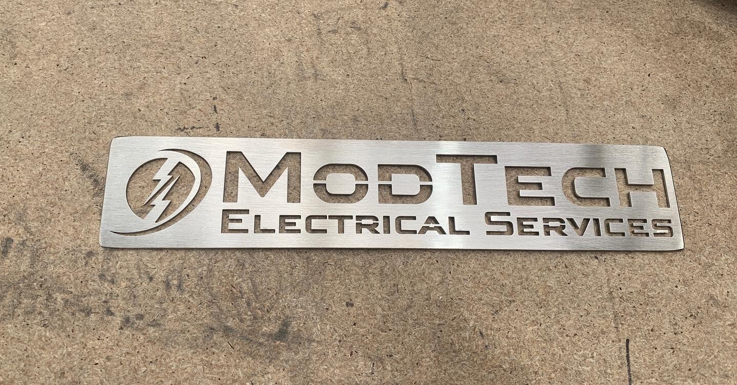 Laser designed stainless stencil for a client.  #stainless #custom #fabrication #autocad