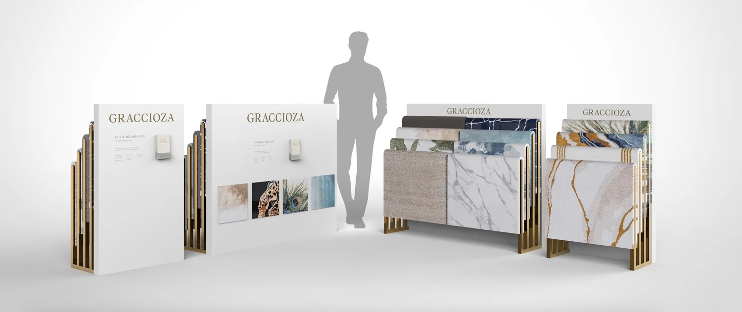 Graccioza localized sales materials and gift packaging for China