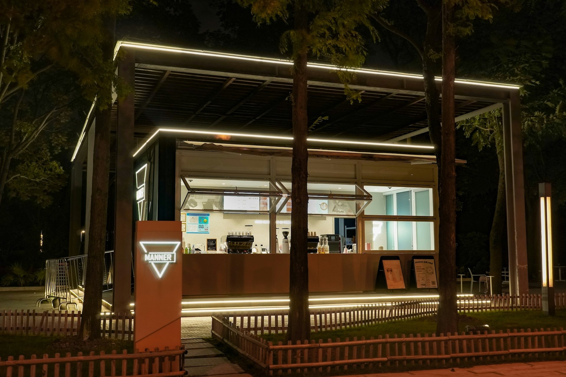 Manner coffee shop in Shanghai