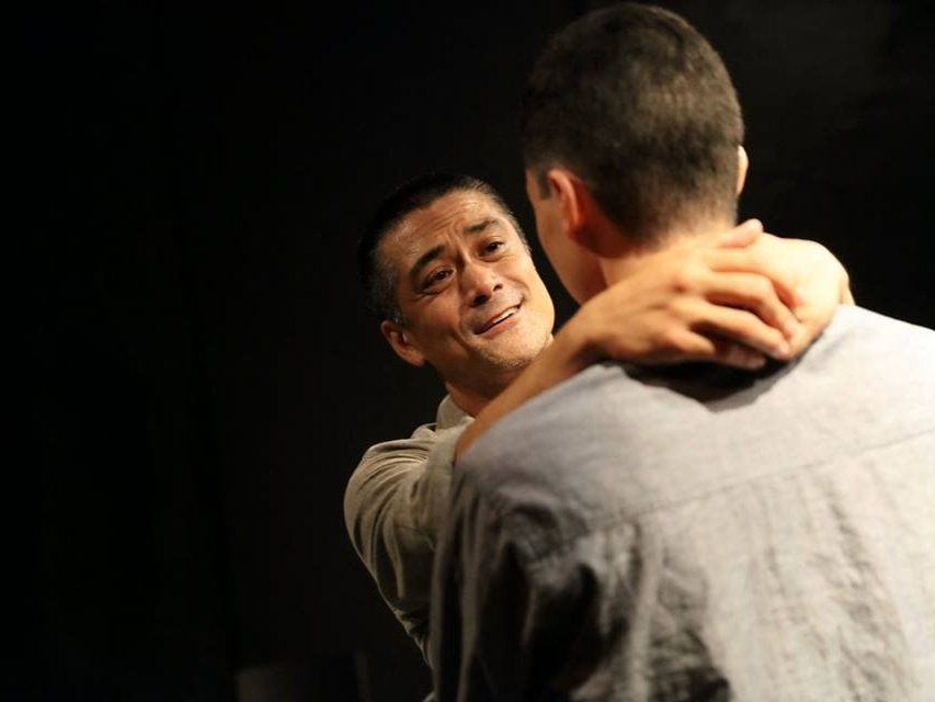  Production photos from the August 2015 FringeNYC run of Yilong Liu's JOKER. Directed by Daniel Dinero. Produced by Matthew Kelty. Quarter Acre Productions. 