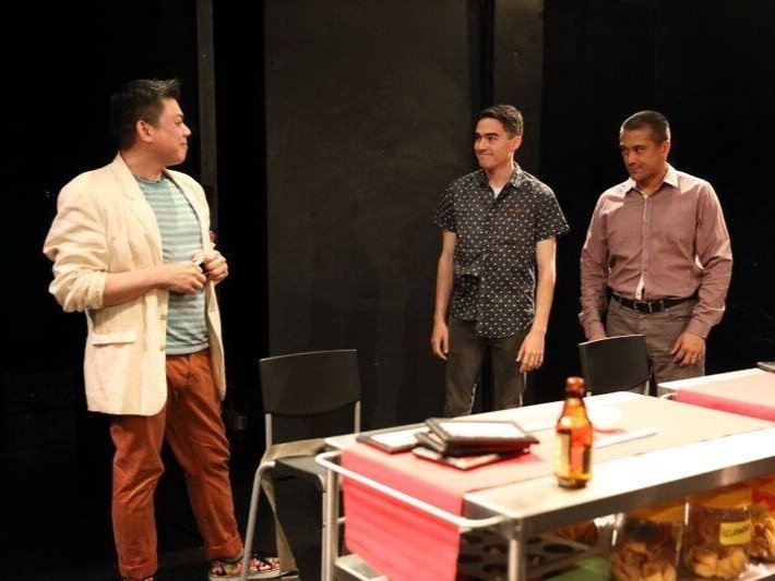  Production photos from the August 2015 FringeNYC run of Yilong Liu's JOKER. Directed by Daniel Dinero. Produced by Matthew Kelty. Quarter Acre Productions. 