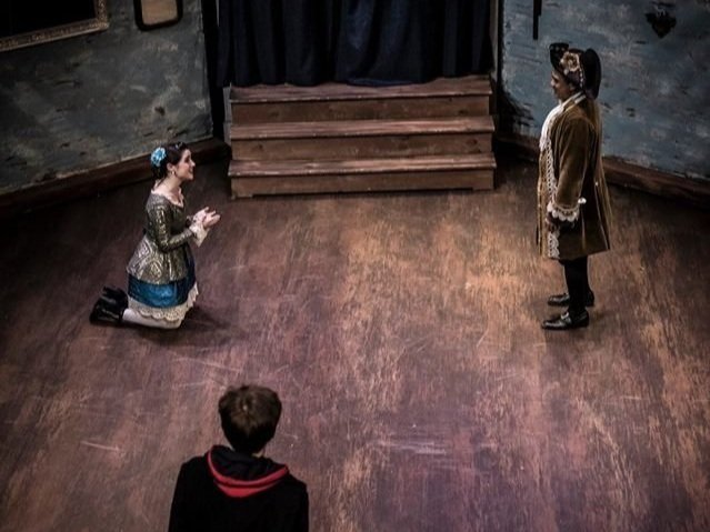  Production photos from Letter of Marque Theater Company's Off-Broadway (Transition Contract) run of Louis Theobald's DOUBLE FALSEHOOD (after surviving fragments of Shakespeare and Fletcher's CARDENIO), February/March 2016. Photos by Mark Shelby Perr