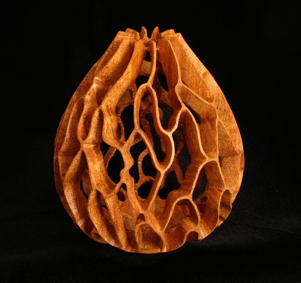 Transitions II, Mesquite, 5.25" tall x 4.75" dia. (#683), SOFA Chicago 2014
