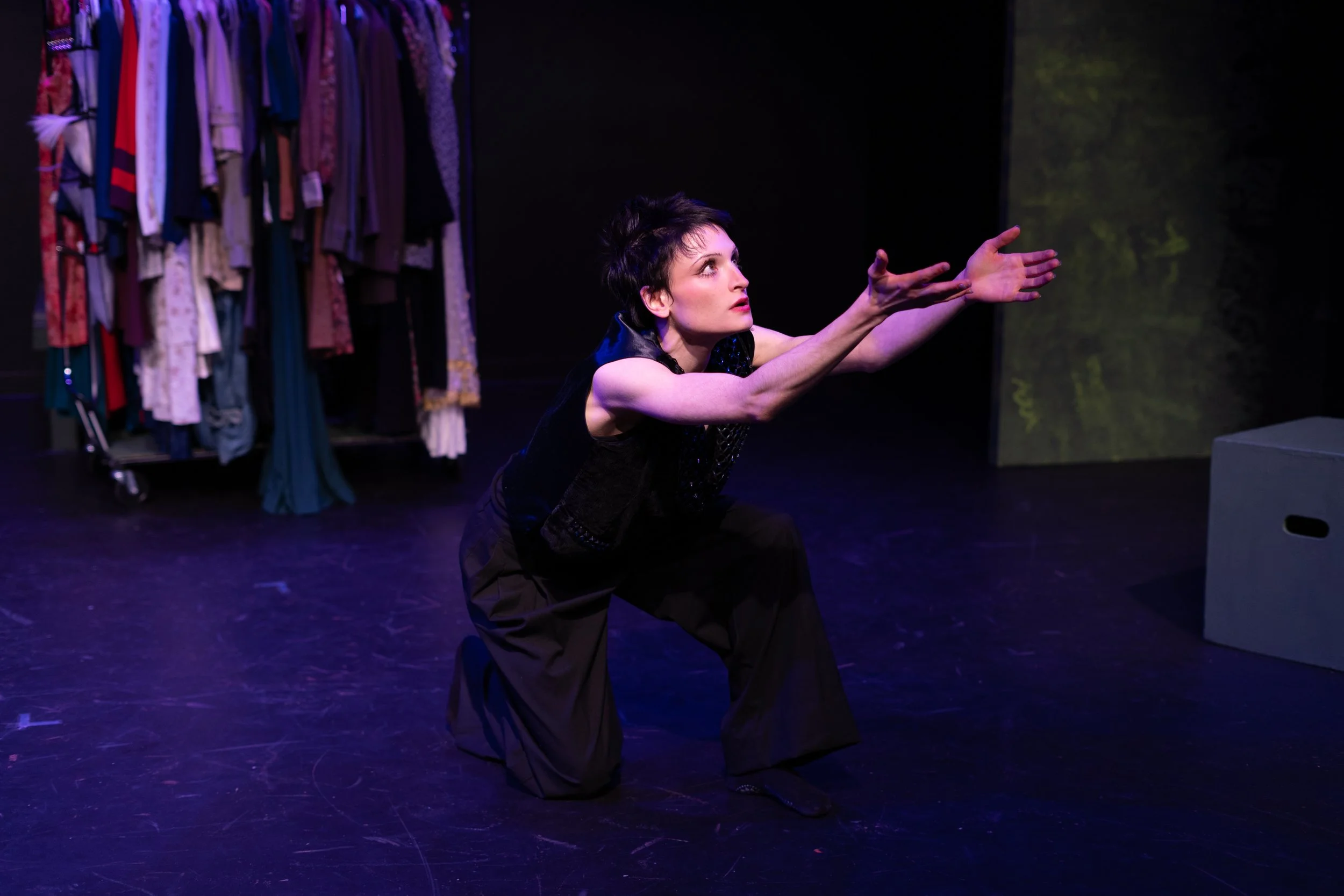 A Midsummer Night's Dream (Puck) - 2025
Stella Adler Studio of Acting, Dir. Katie Willmorth, 
Photos by Anna Nouveau