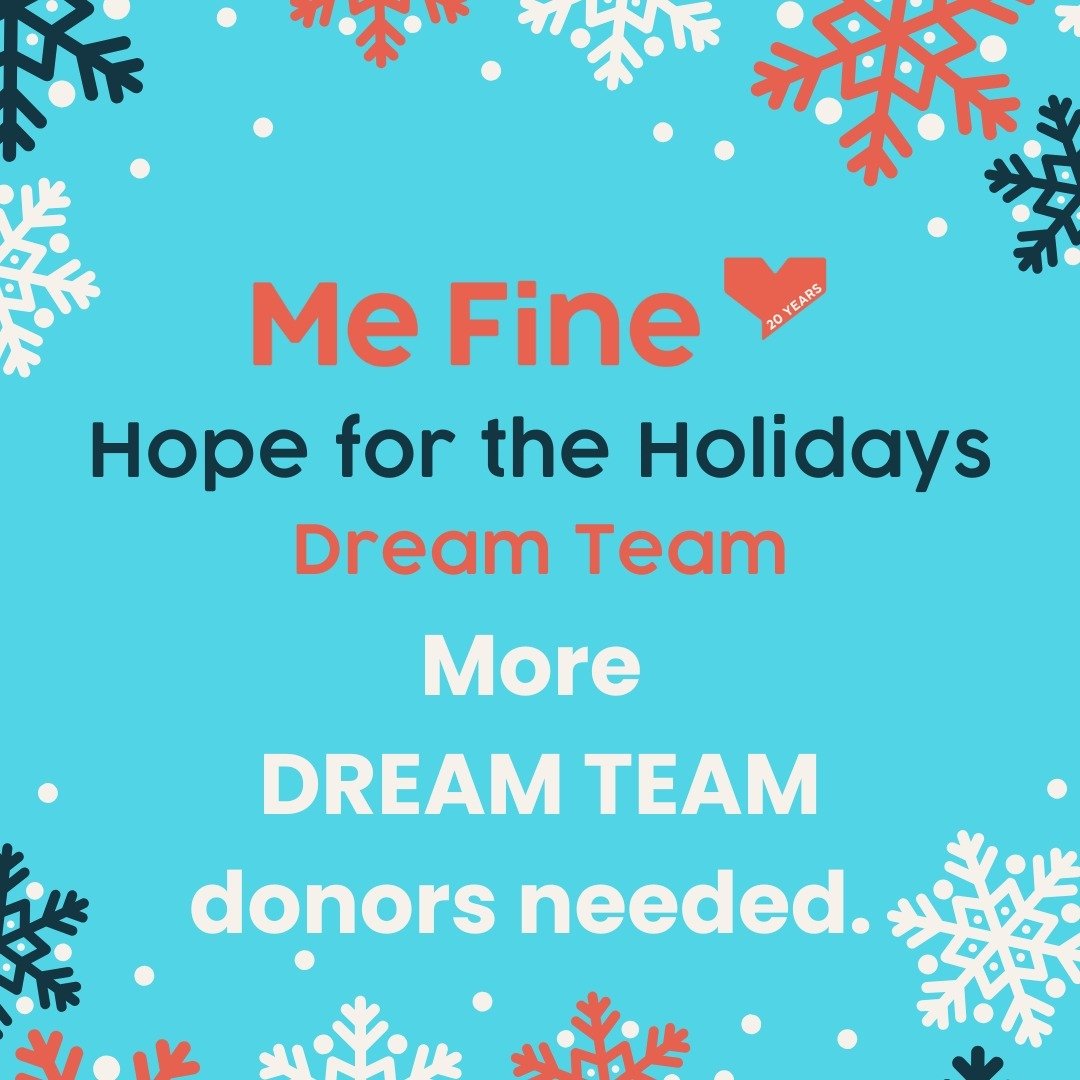 Referrals are pouring in, and the demand is greater than ever!

Unfortunately, families are experiencing a lack of the support they once relied on. Me Fine is stepping up to bridge the gaps that have emerged. In these challenging times, families are 