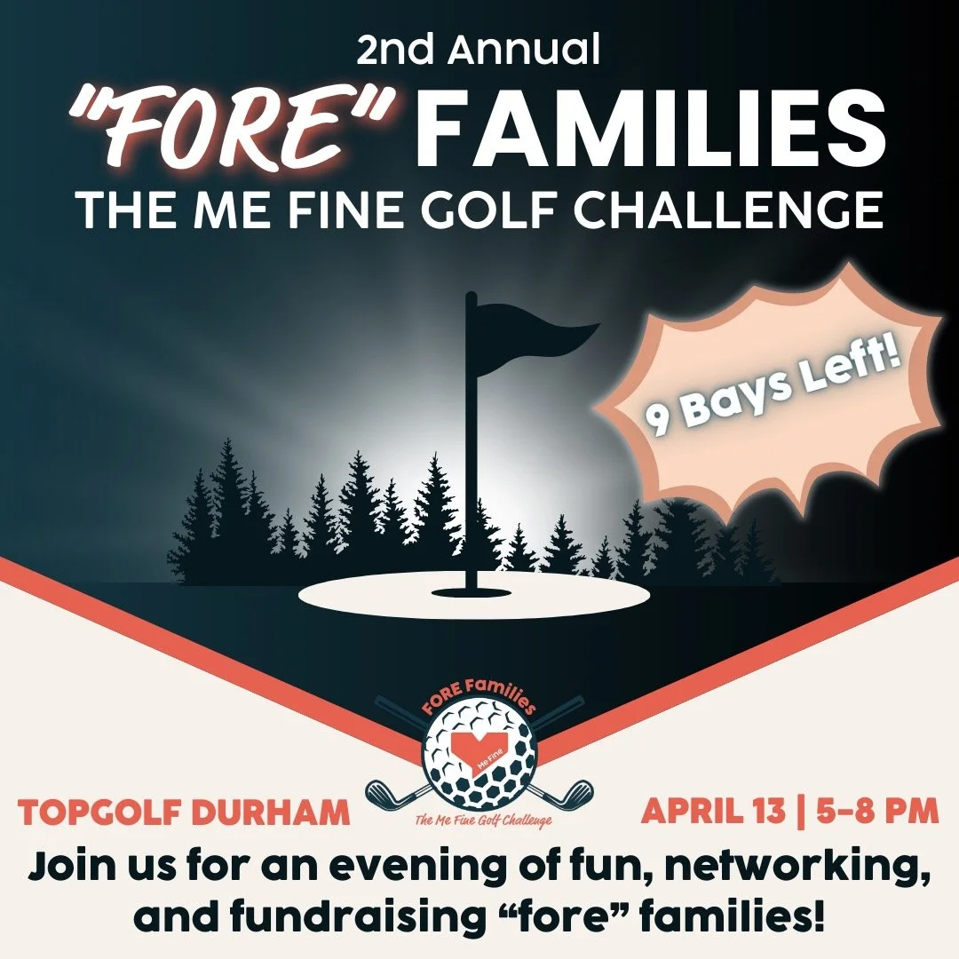 ⛳ Only 9 bays left!

Our Me Fine Fore Families Golf Challenge at Topgolf is almost full.

Grab a team, sponsor a bay, or join the fun before these last spots are gone.

Support families in medical crisis while enjoying a great night out.

Reserve you
