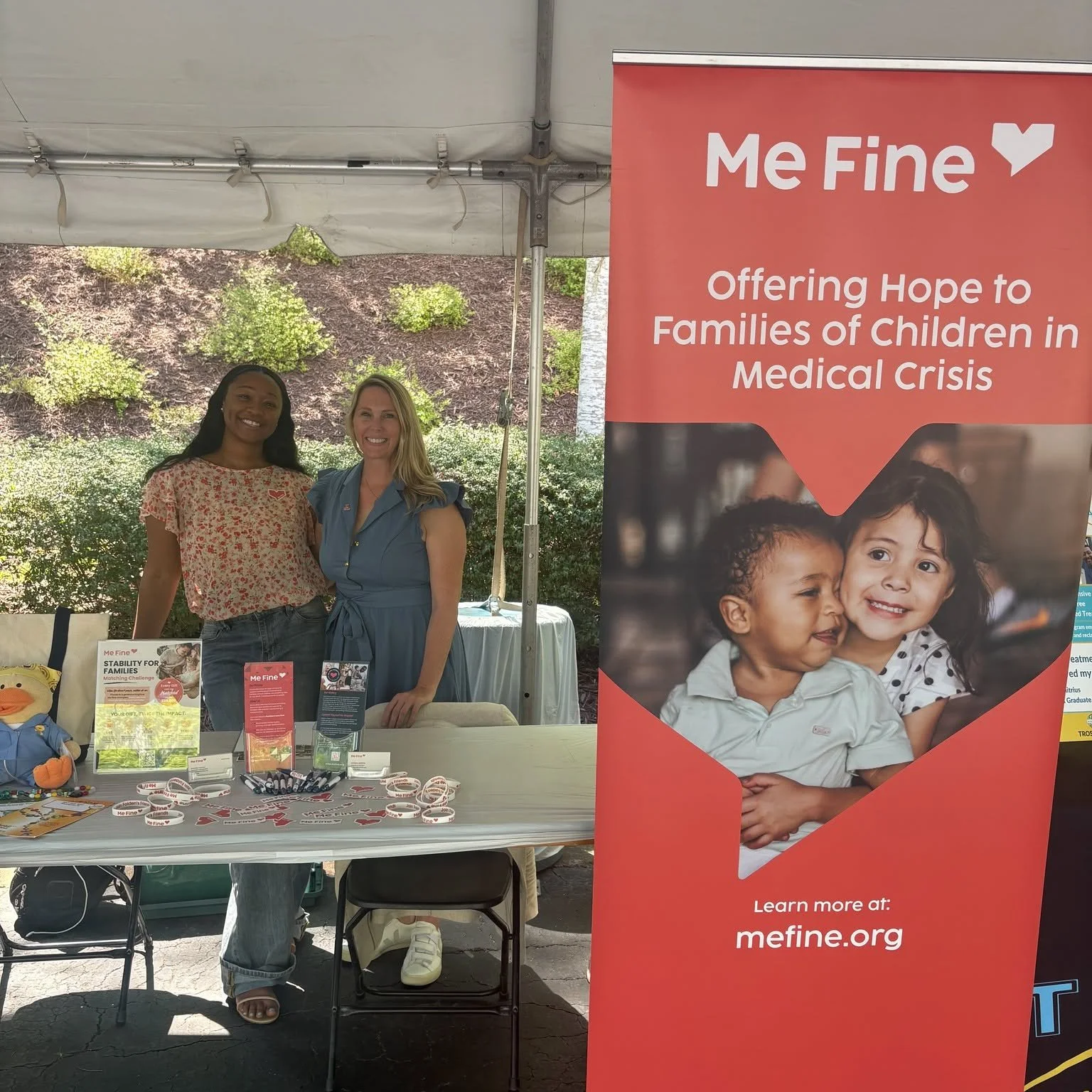 Last week, Me Fine staff attended the Yardi Nonprofit Fair to share more about our mission of supporting families navigating pediatric medical crises.

We&rsquo;re grateful for opportunities to connect with our community and spread awareness about th