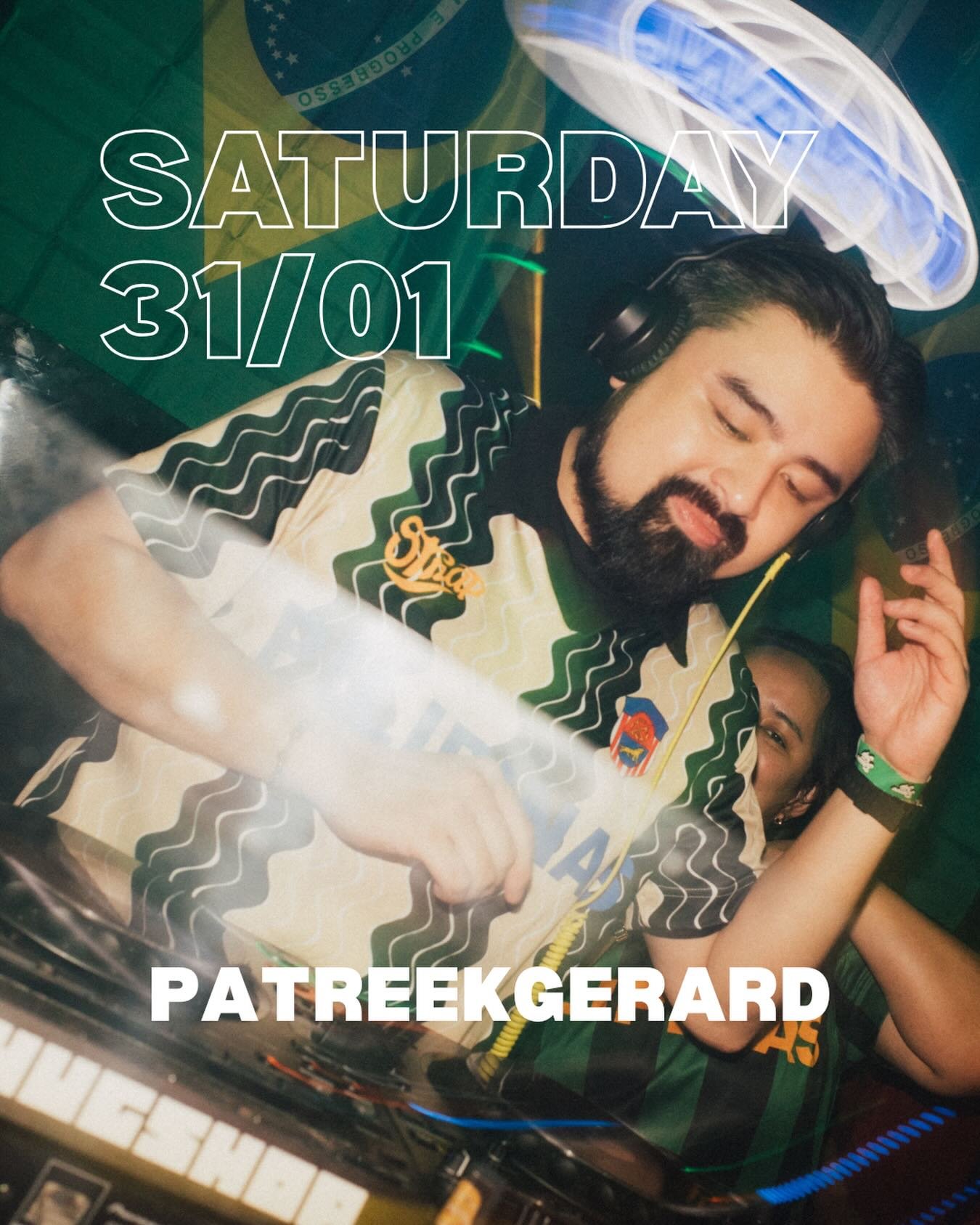 SATURDAY SOUNDS w/ @patreekgerard 
2100 - 0000

The duality of Pat&rsquo;s cultural background influences his eclectic taste in music with an inclusive and adaptable style. 

While he enjoys playing genres like Acid and Tech House, Funk and Disco, hi