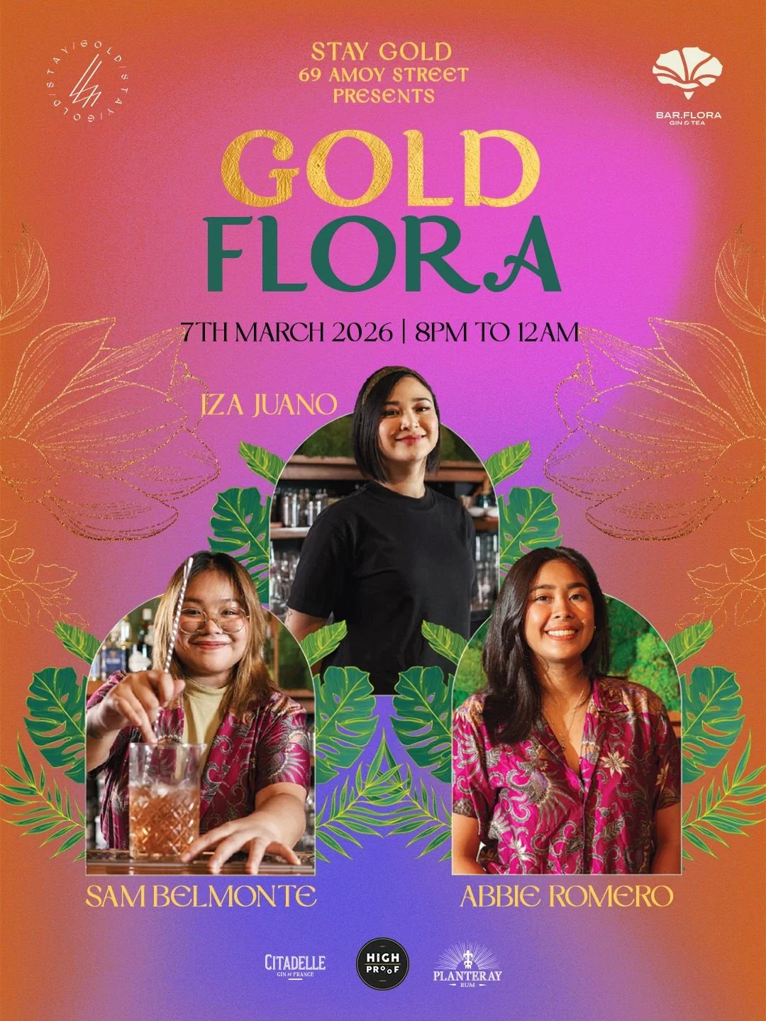Bar Flora Poster