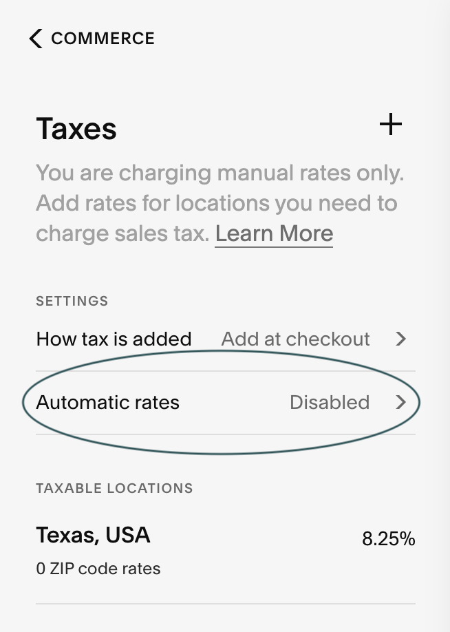 How To Change Sales Tax On Square Automatically Calculate Sales Tax in Squarespace — Squarespace Web Design