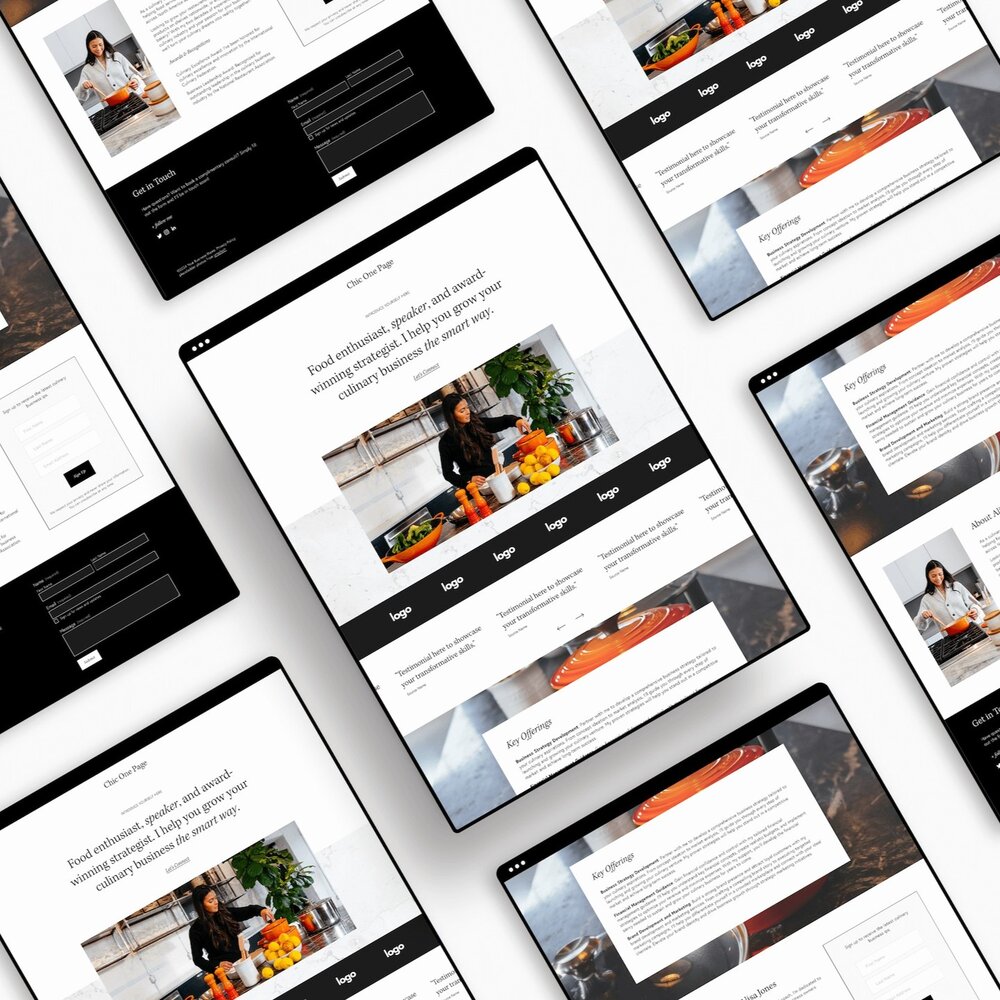 Are you ready to jumpstart your online presence? Introducing the Chic One Page Squarespace Template - your go-to solution for a professional website in a snap! Just $50 for a limited time at https://christyprice.com/squarespace-templates

With this p