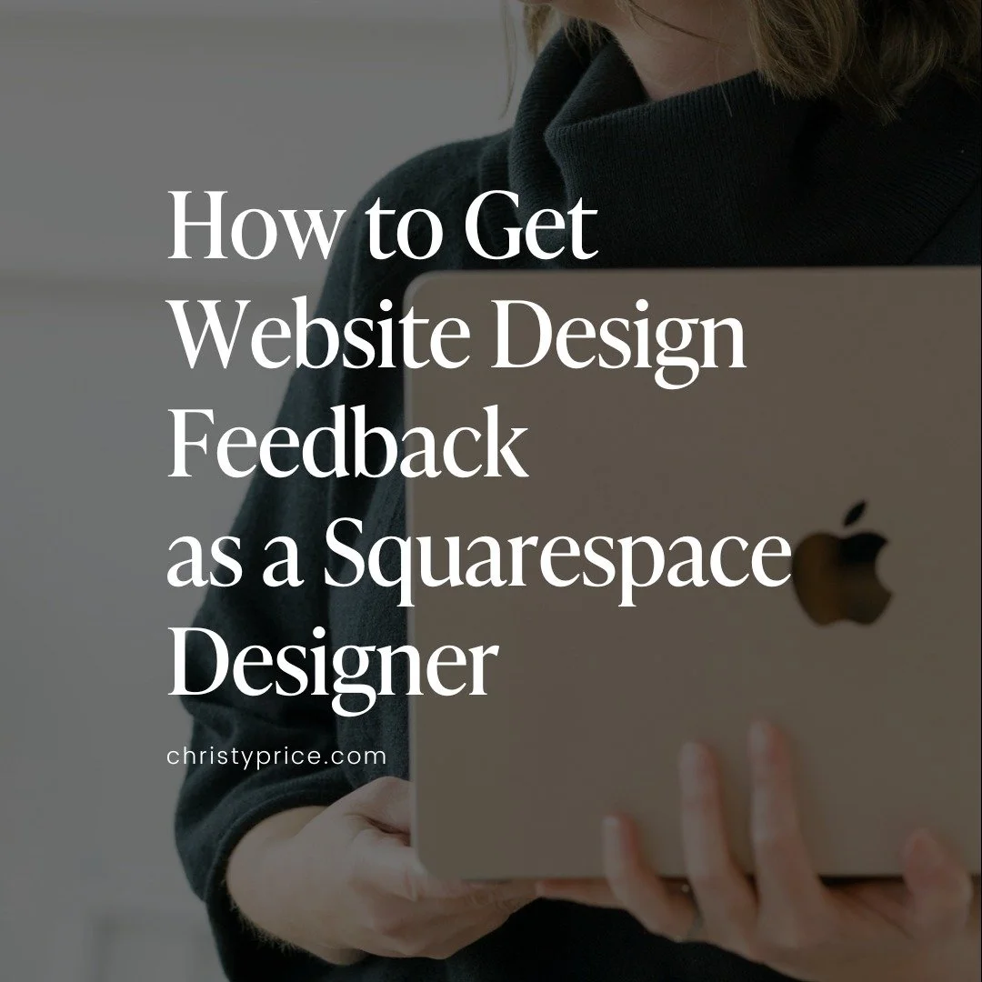 Getting clear website feedback from clients shouldn&rsquo;t be a guessing game.
I put together a quick guide to make the process smoother, faster, and less stressful for everyone involved.

Check it out here ➔ christyprice.com/blog

#webdesign #clien