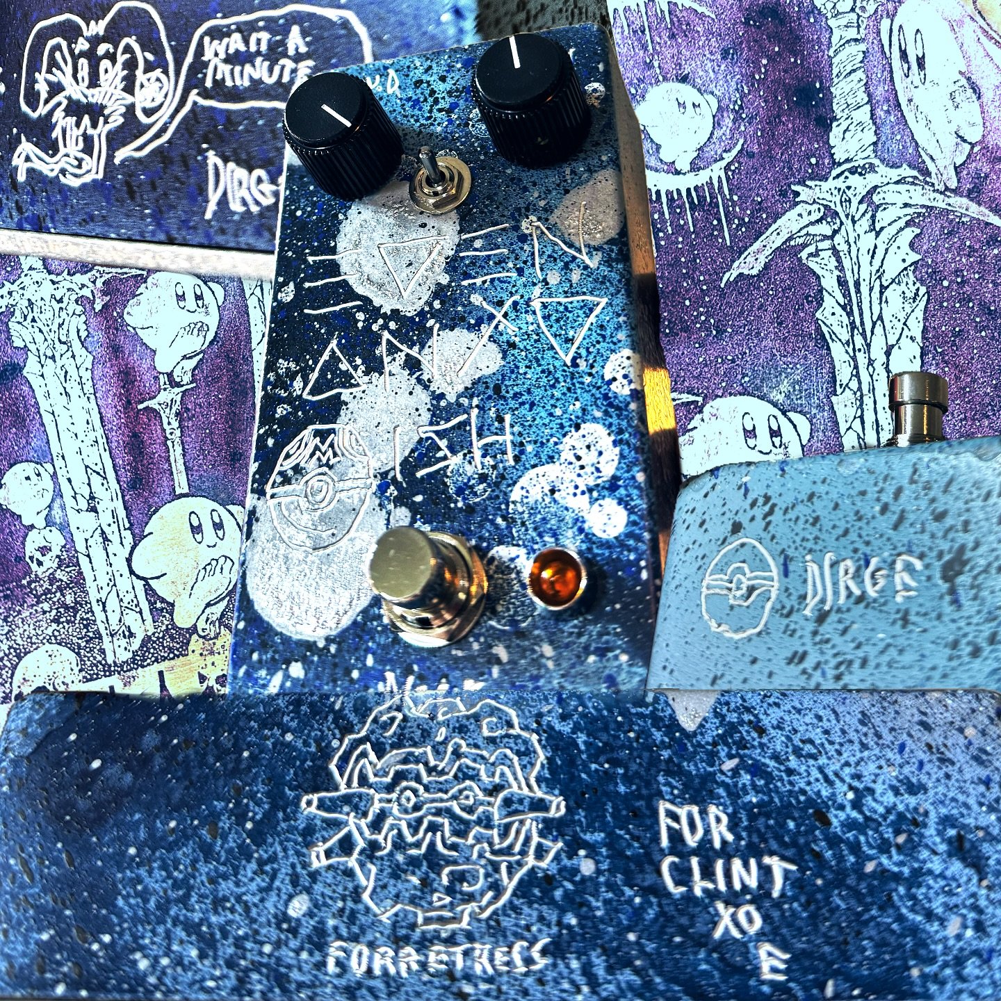 This was a nice surprise and just tells me that @skullservant knows me well. Had a custom etch Tarnished headed his way as this arrived last week but wasn&rsquo;t expecting Forretress included. Love you always @dirgeelectronics