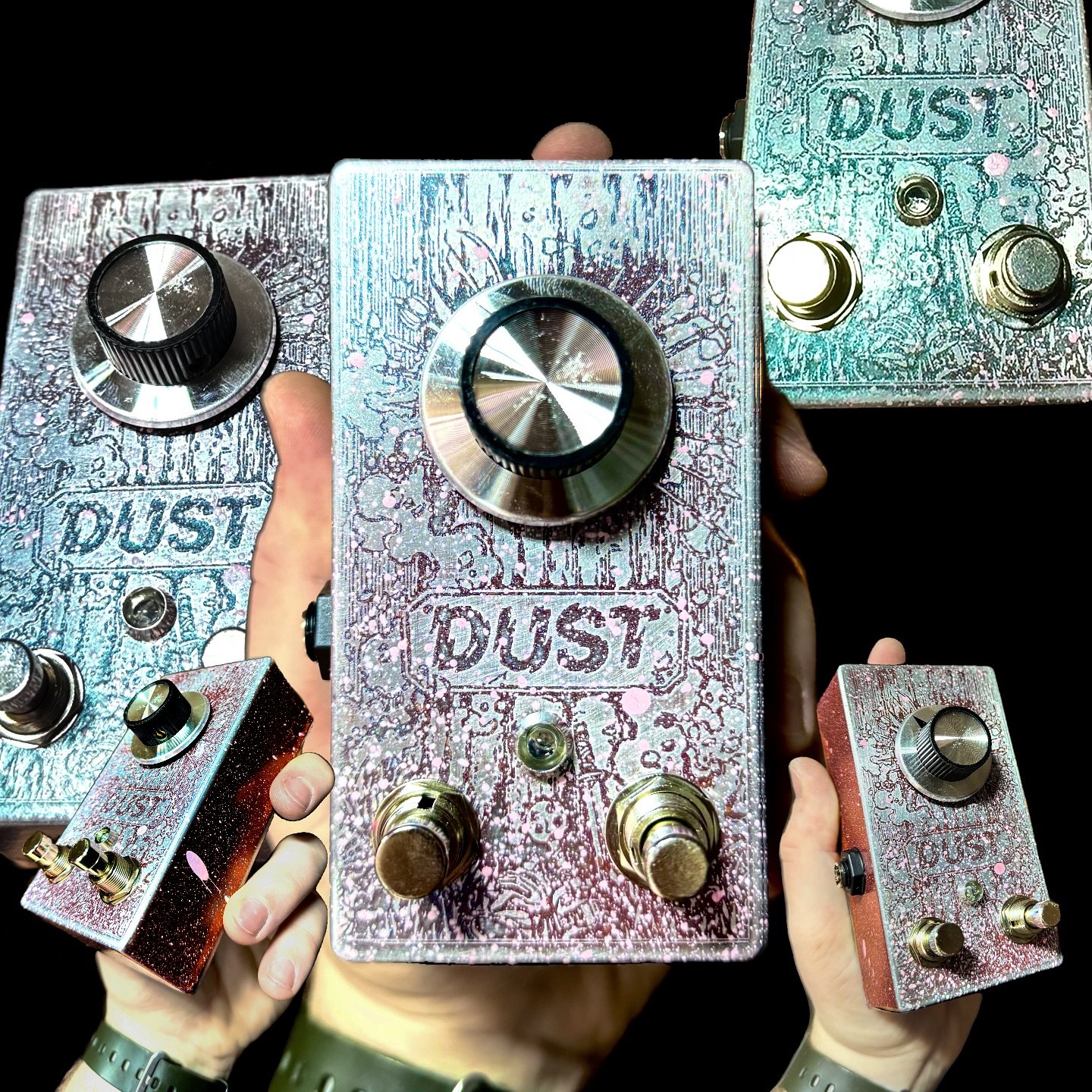 Pink has always been a tough color to capture with acid etched pedals. If used as the base, the etched areas will look blended along with the base. However, that doesn&rsquo;t mean I&rsquo;m not going to include pink on the aesthetic side of things. 