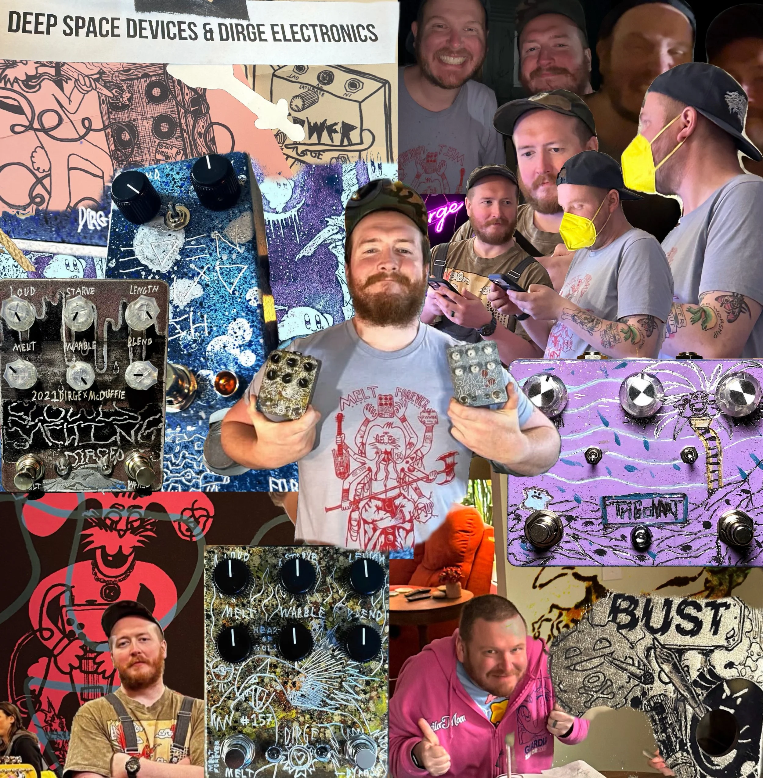 &ldquo;Who or what inspired you the most with what you do with pedals and effects?&rdquo;

That&rsquo;s a question myself and many pedal builder pals have been asked. Well, I have an answer and I don&rsquo;t even know if they know this yet I&rsquo;m 