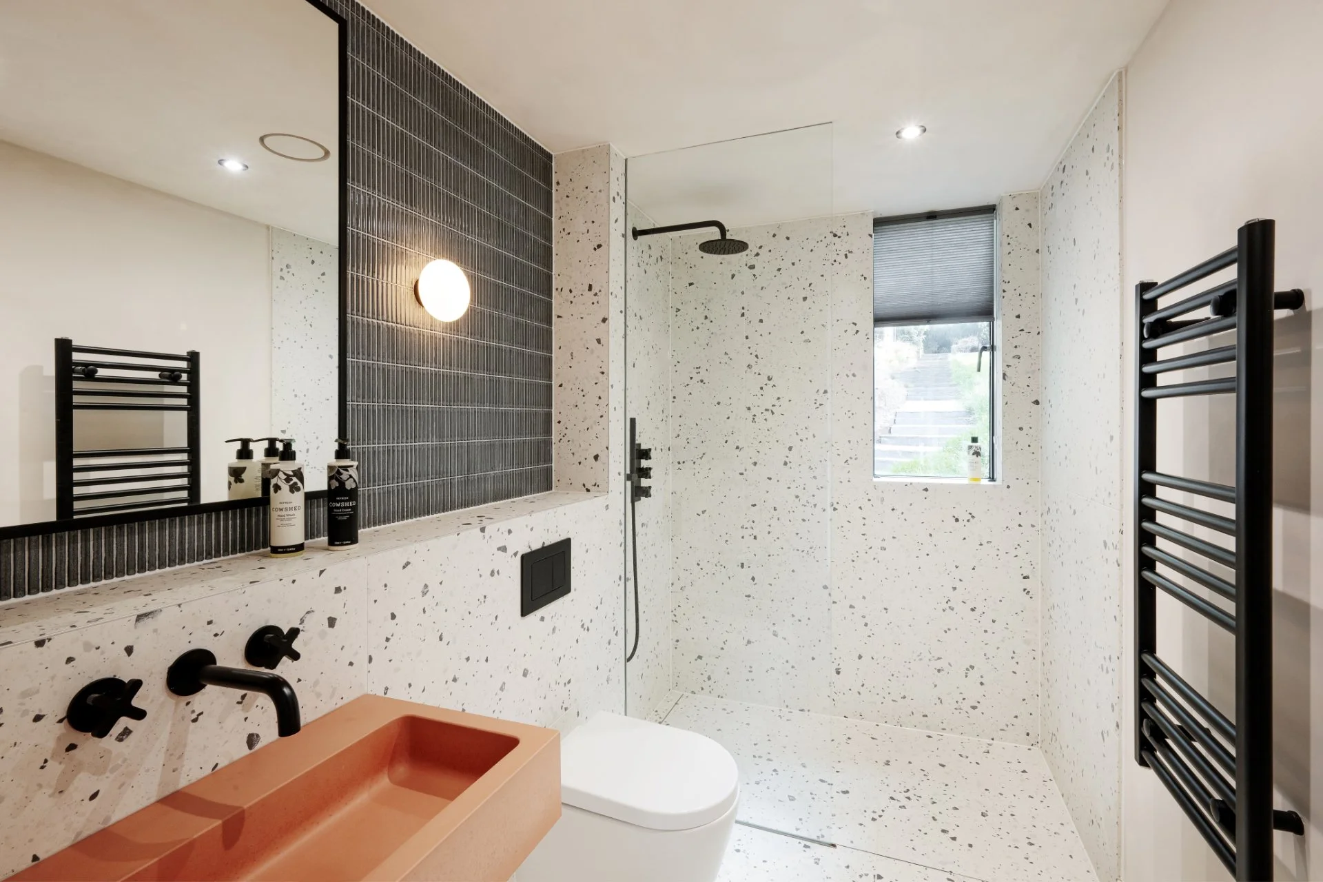 Contemporary new bathroom