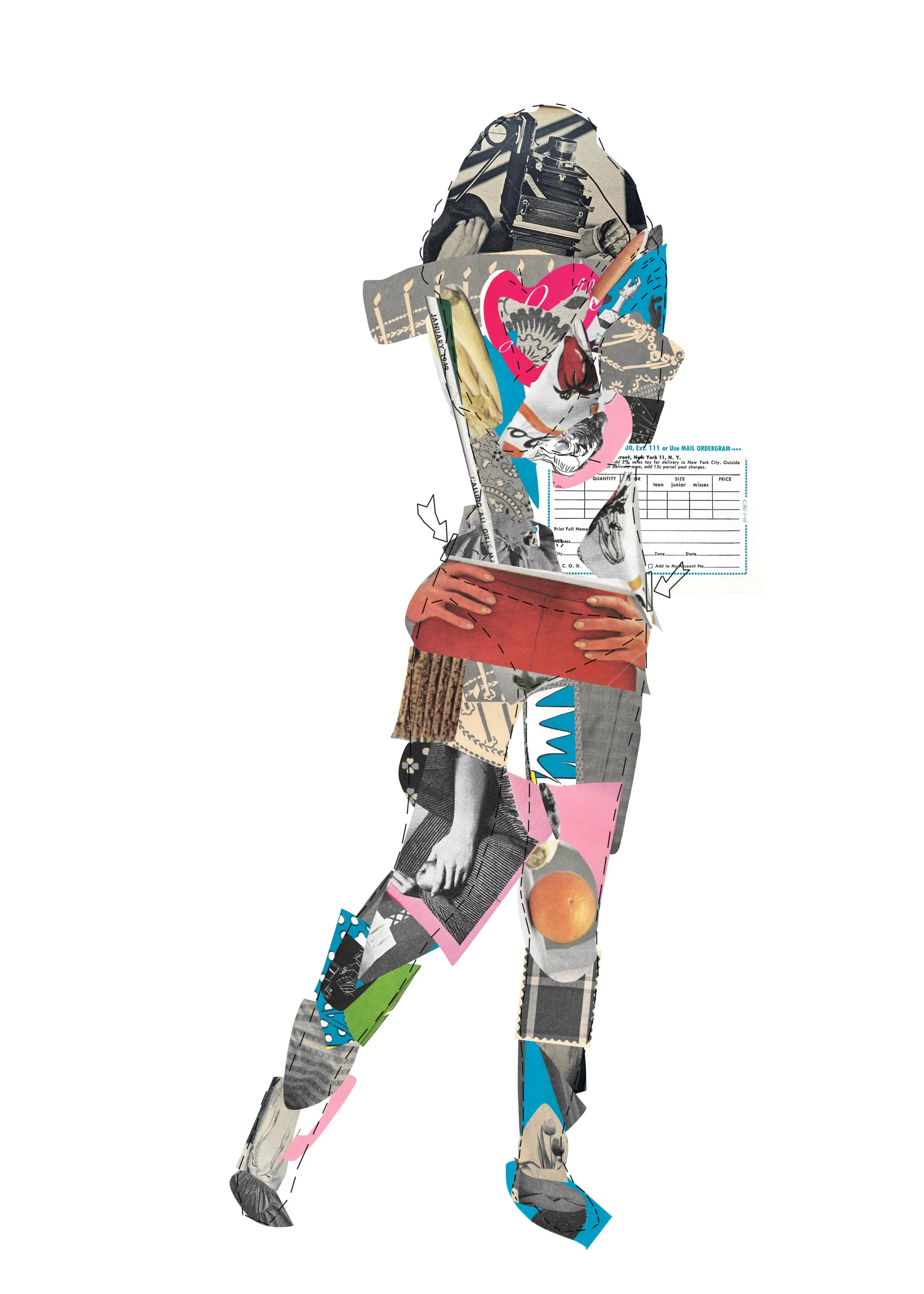 “Paper Doll” in The People’s Letters Love zine