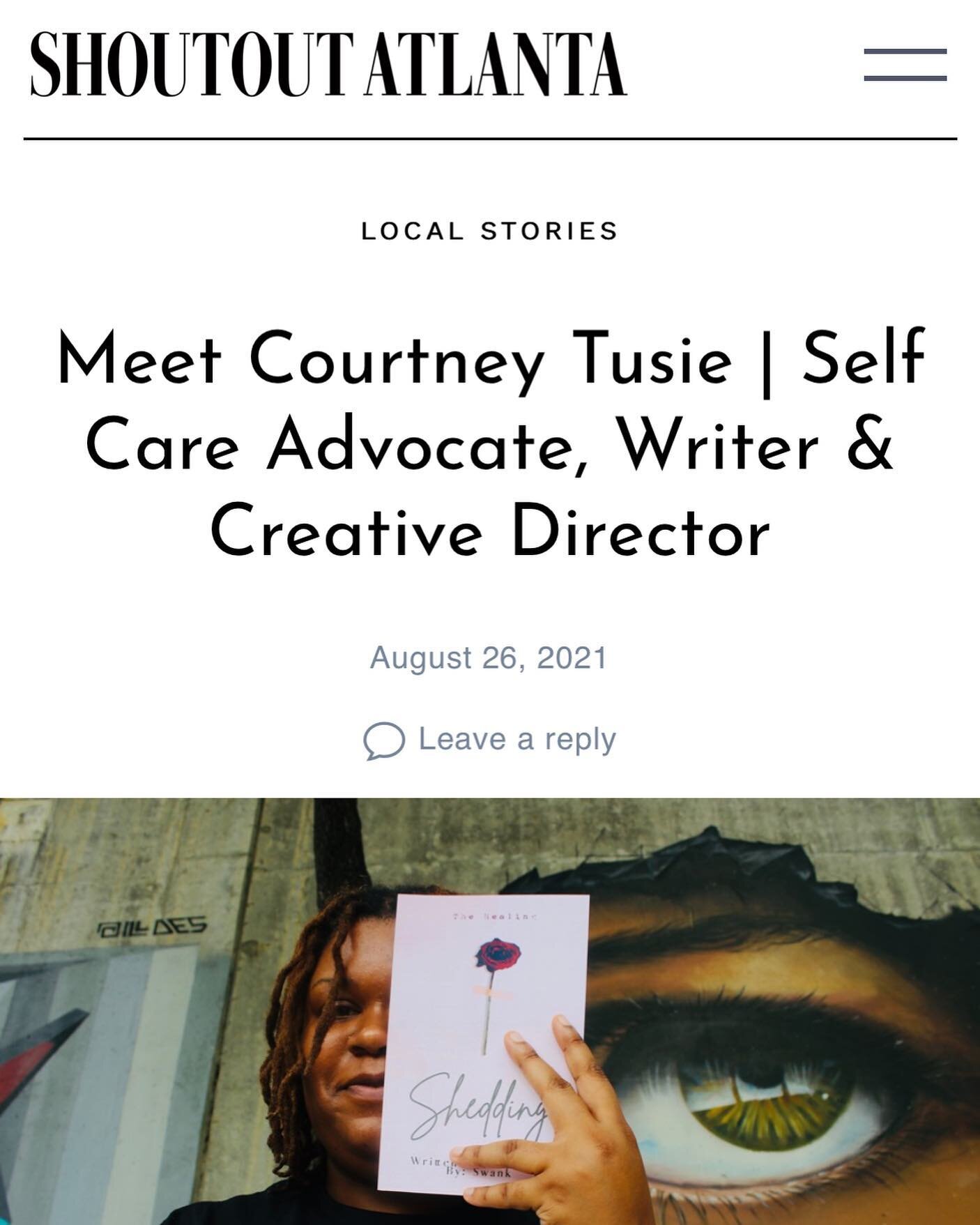 Mama I made it 😬😁🤣 Thank you! Thank you thank you! @shoutoutatlantaofficial for this opportunity. 

.
.
.
.
.
.
.
.
.
.

#healingjourney #healingwork #shoutoutatlanta #interview #creativedirector #writer #author #indie #selfpublished #authorsofins