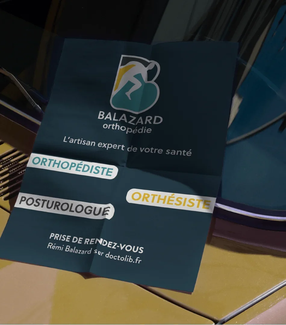 identite visuelle logo orthopedie medical soignant montpellier bidule studio laetitia dheilly