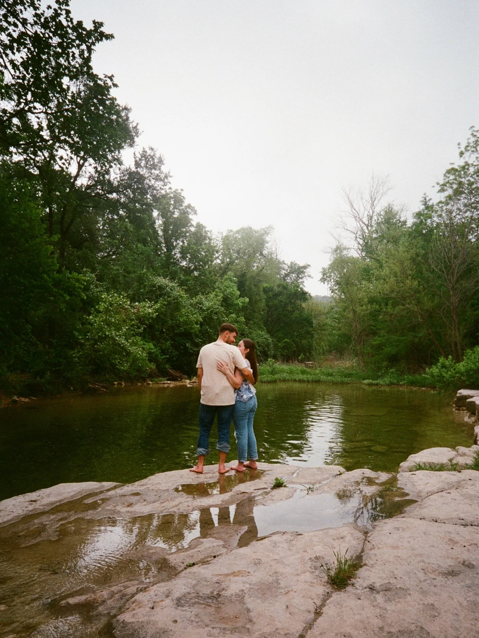 Taking the scenic route 

Dev and scan by @onehrfilm 

#madewithkodak #engagement #wedding #couples