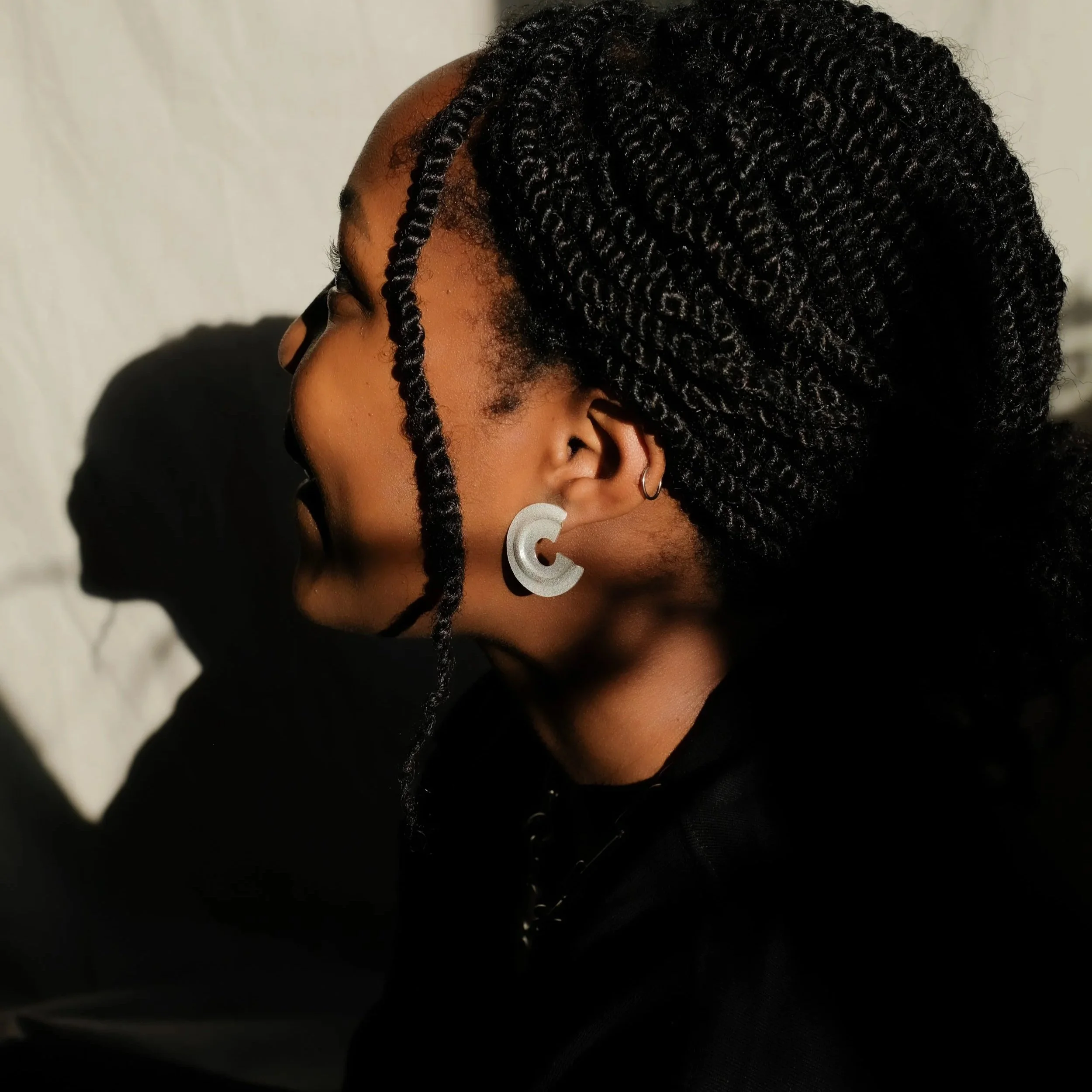 Circular Embossed Half Hoops