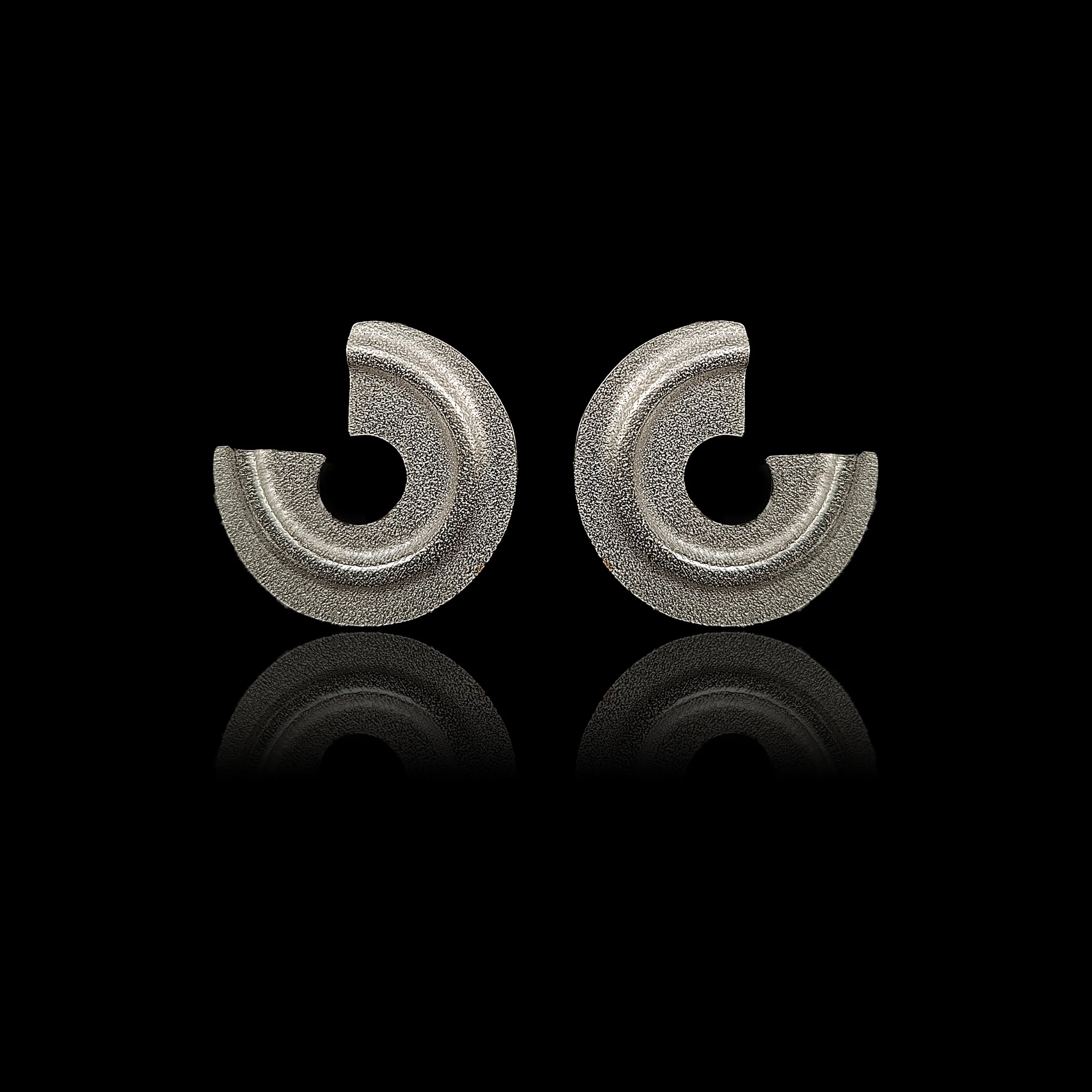 Circular Embossed Half Hoops