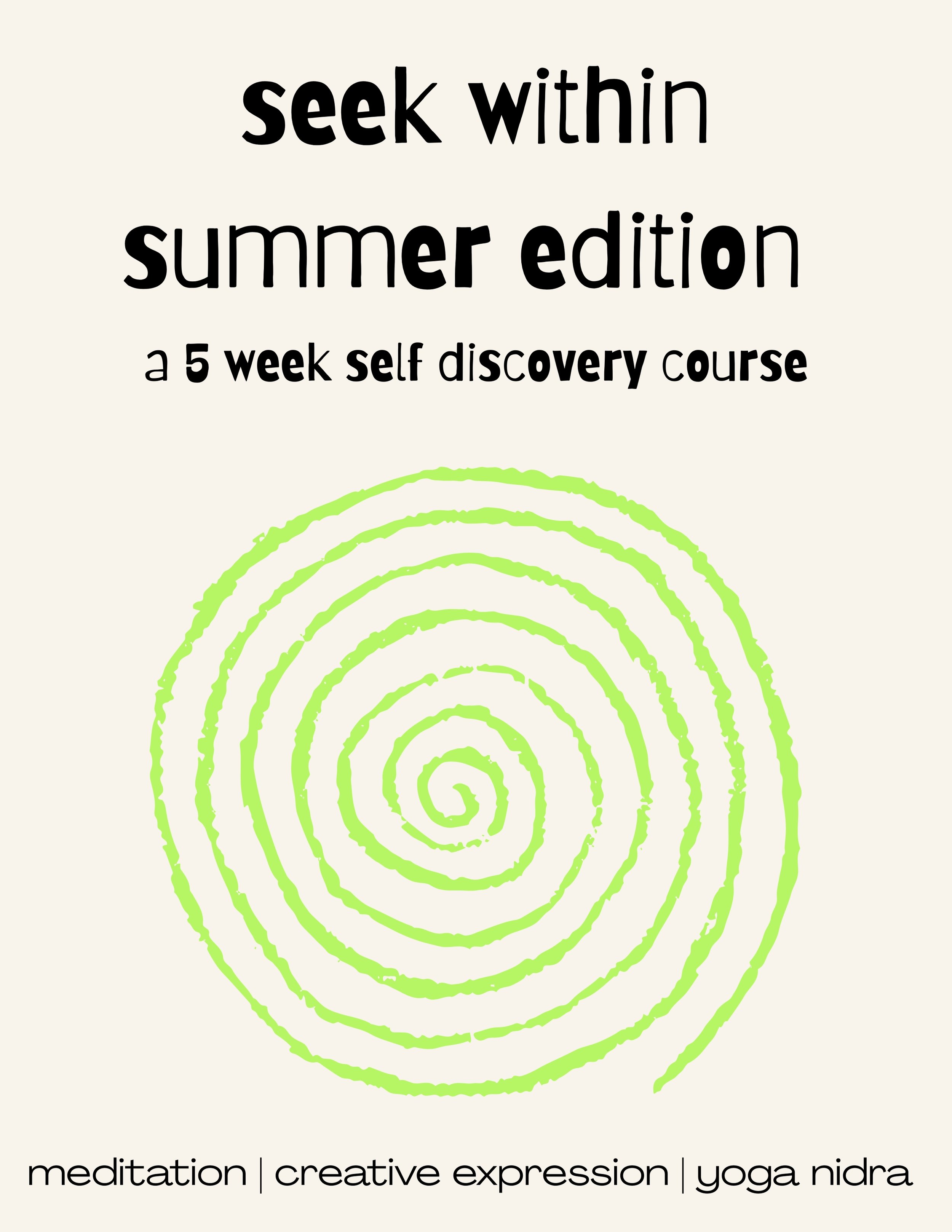 seek within summer edition