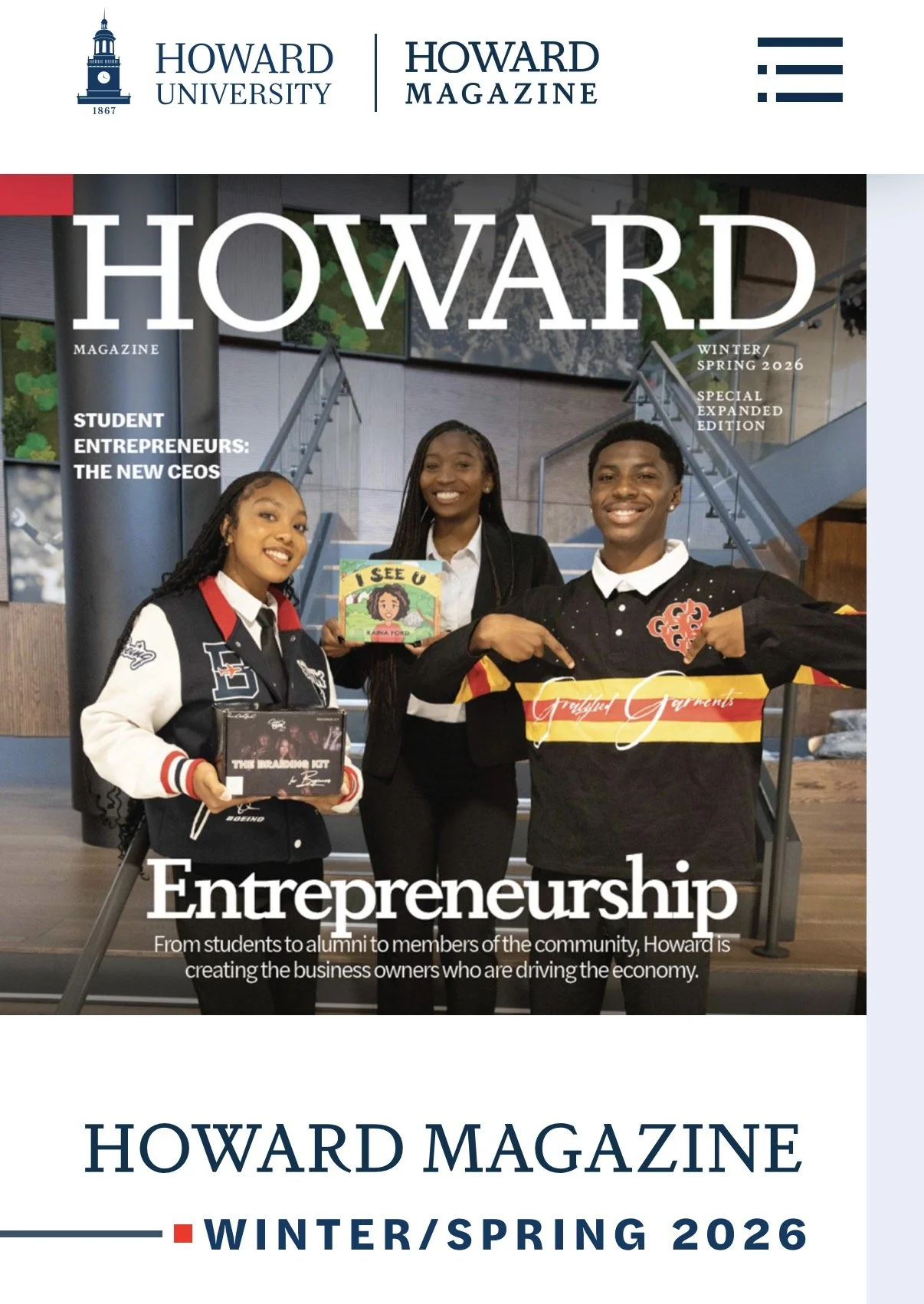 Howard University Alumni and Student Small Businesses
