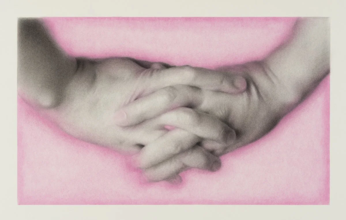 Hand 1 2025—Charcoal and pastel on paper—22" x 14"—2025