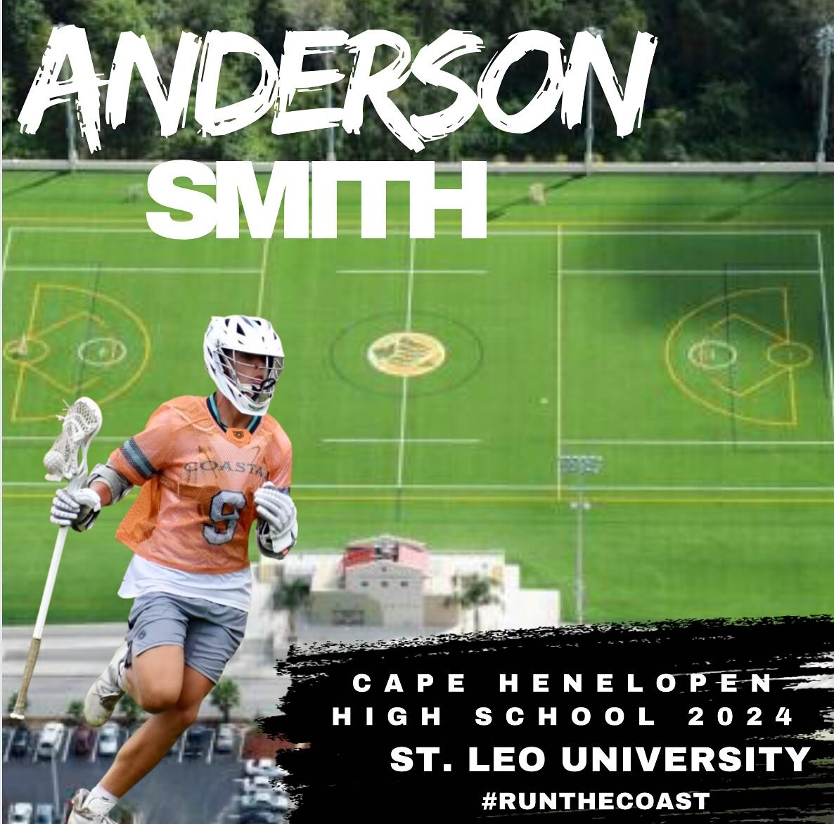 Congratulations to Anderson Smith on his commitment to play college lacrosse at St Leo University in Florida! There&rsquo;s no doubt he&rsquo;s going to make an impact down there and excel at the next level! Congrats @anders0n.smith !🔱🥍🧡🩵
#RunThe