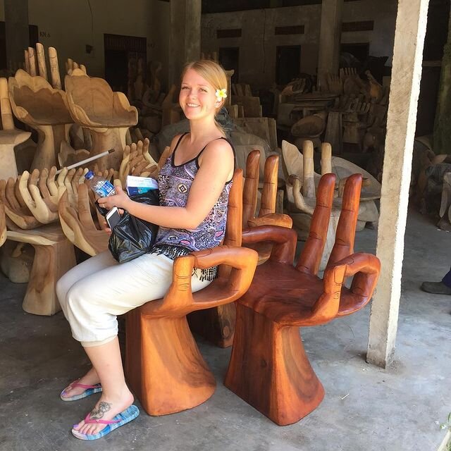 testing out the handchairs