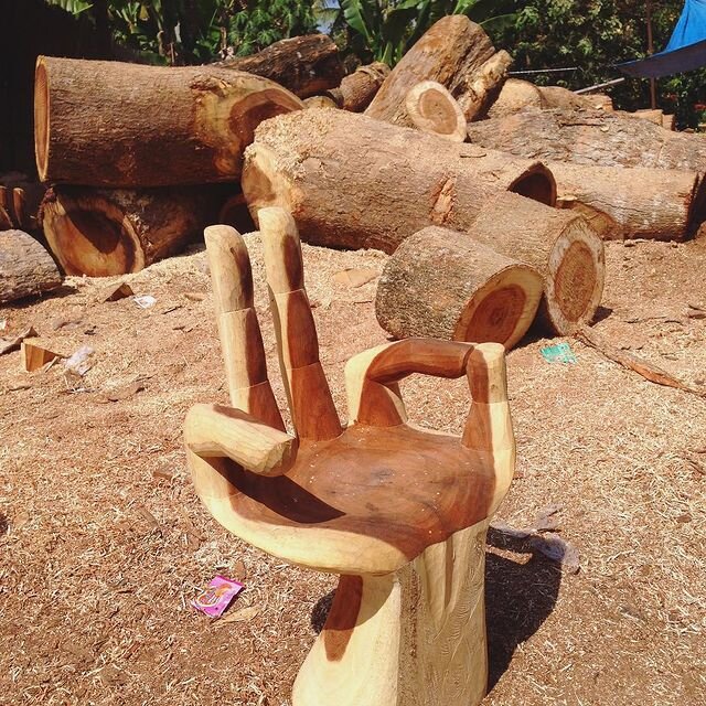 Not the comfiest chairs but they are too cool to say no to.
