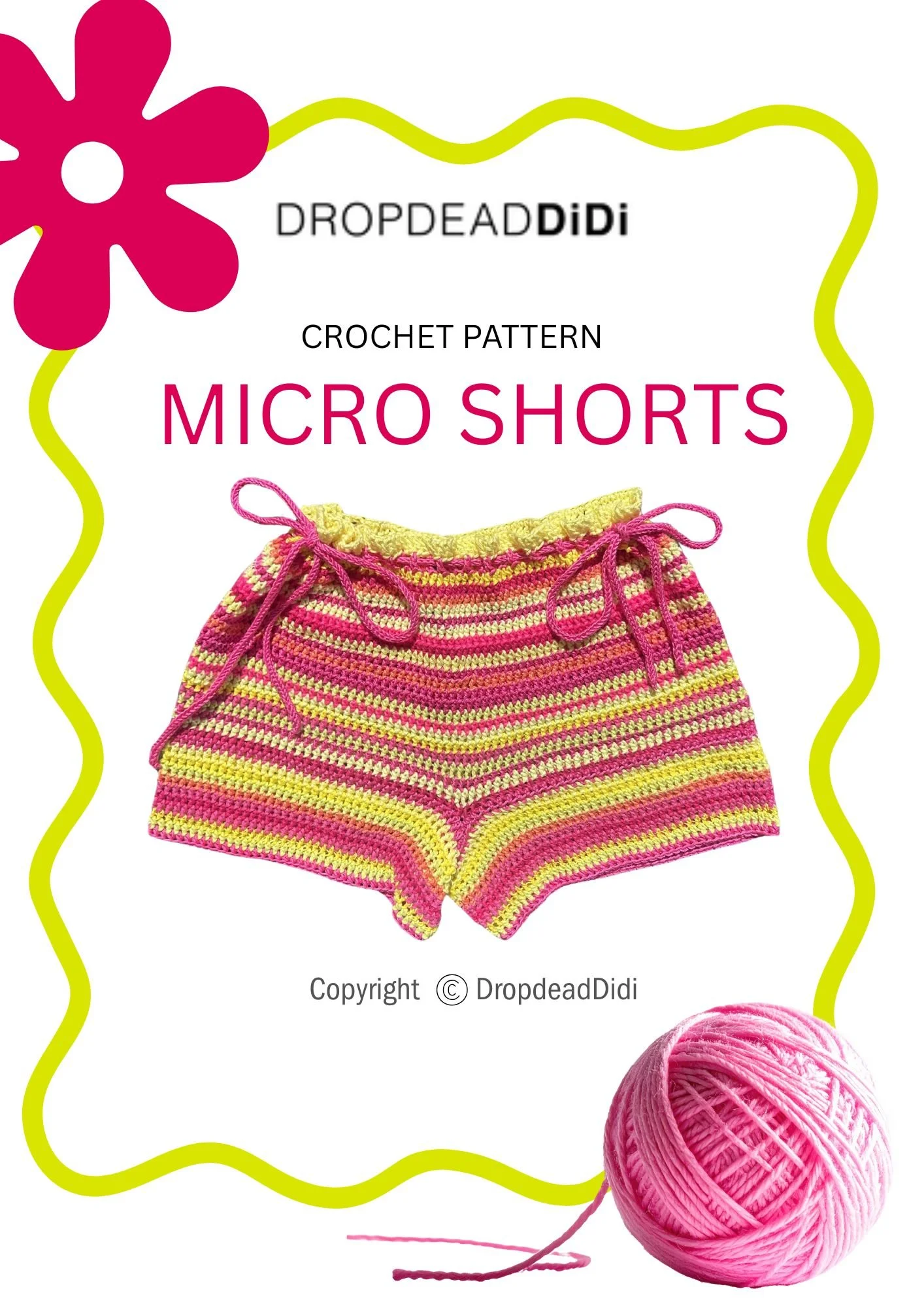 Crochet Micro-Shorts PATTERN DOWNLOAD