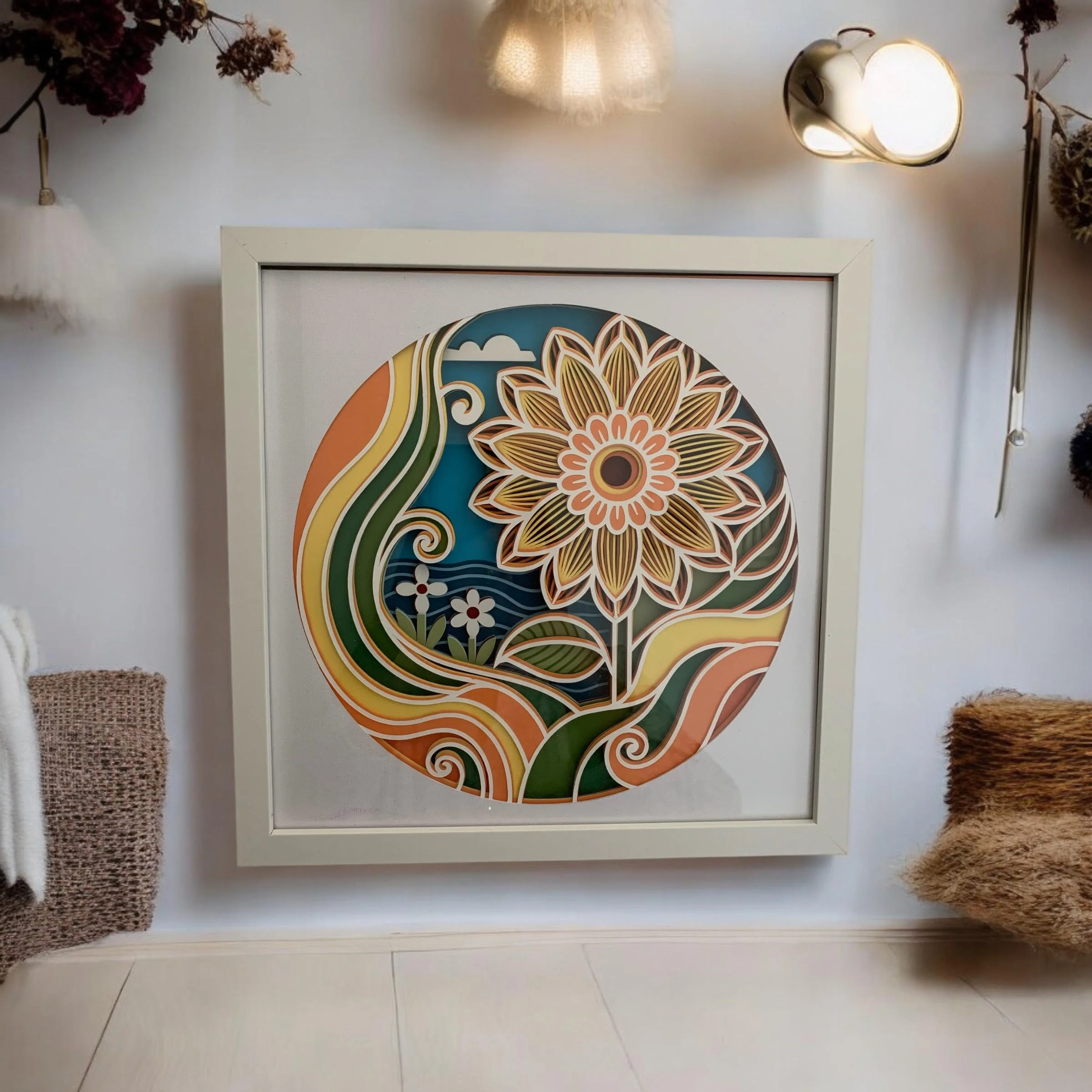 Colorful Sunflower