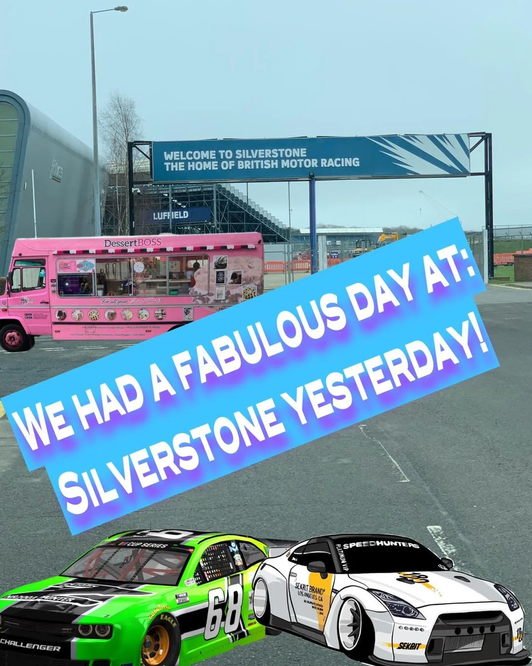 We would just like to thank Silverstone innovation centre for your booking yesterday. 

It was fabulous being on such historic grounds of motor racing.