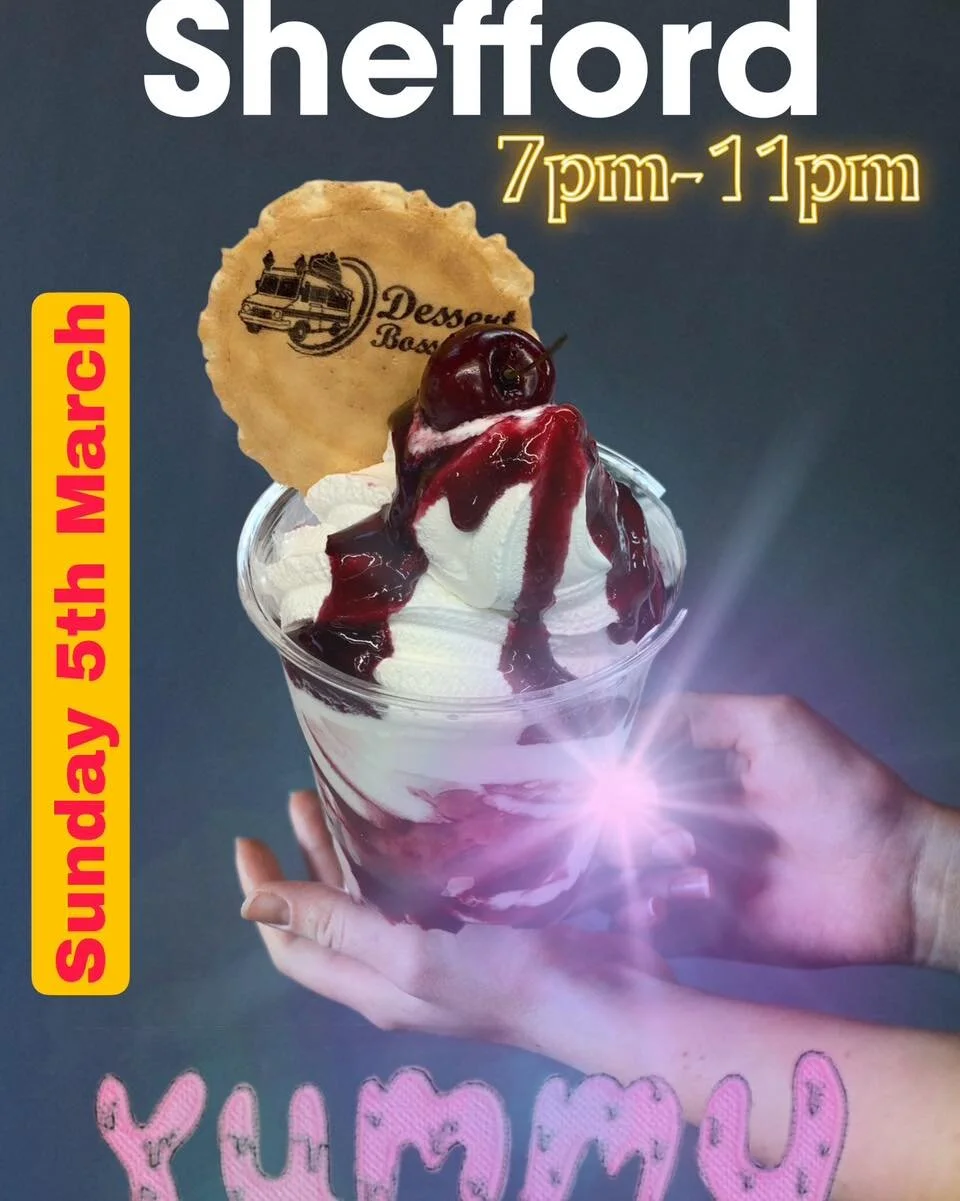 Shefford!! it is your monthly visit of March!! 

Can&rsquo;t wait to be treating you all to a delicious treat! 
We are also on deliveroo tonight. 
(Also on deliveroo) 

We are travelling around Bedford visiting locations serving up some mouthwatering