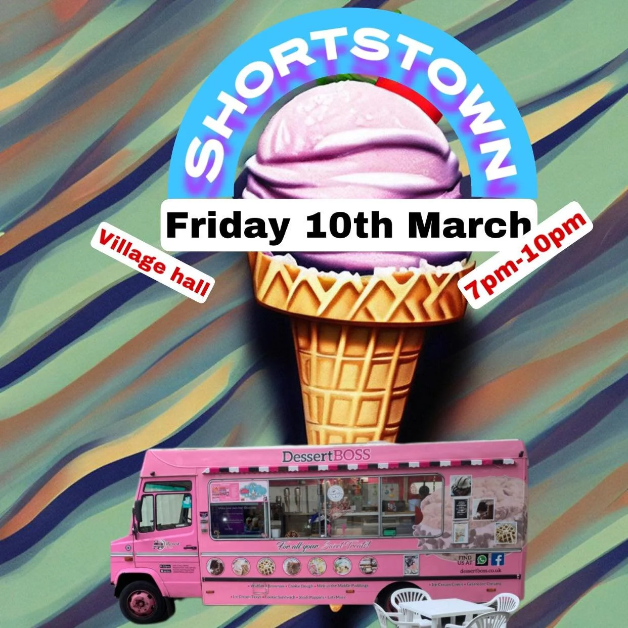 Shortstown!! This is your monthly visit at the village hall. 
Can&rsquo;t wait to be treating you all to a delicious treat! 
We are also on deliveroo tonight. 
(Also on deliveroo) 

We are travelling around Bedford visiting locations serving up some 