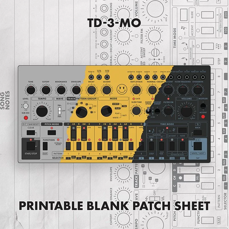 Behringer TD-3-MO Printable