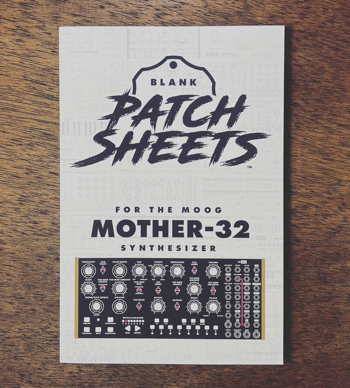 Hey #moog #mother32 owners! 🚨🗣I have amazing news. There&rsquo;s a notebook designed JUST FOR YOU! The days of forgetting your patches and song details are over. All you have to do is check out the link in bio. There are FREE printables to try befo