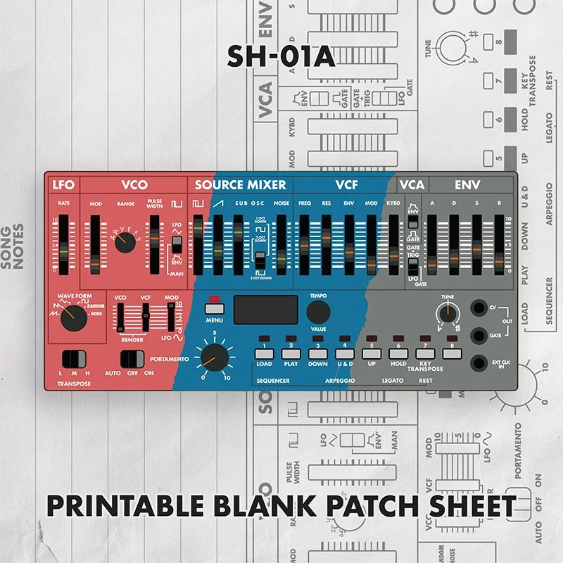 Roland SH-01a Printable
