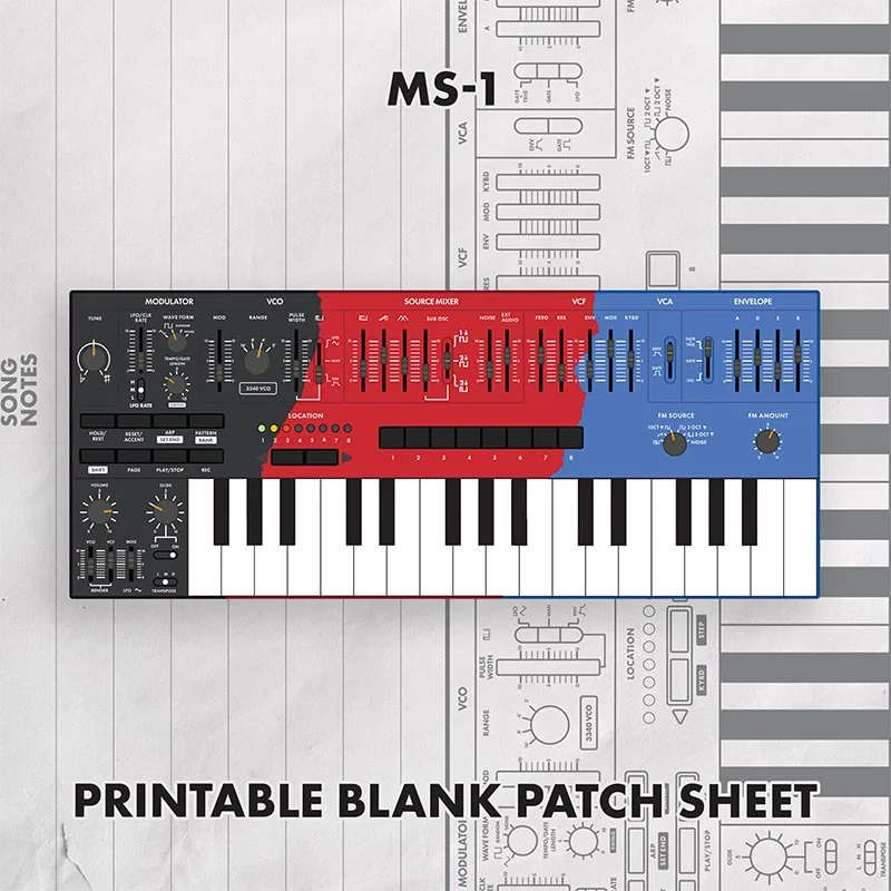 Behringer MS-1 Printable