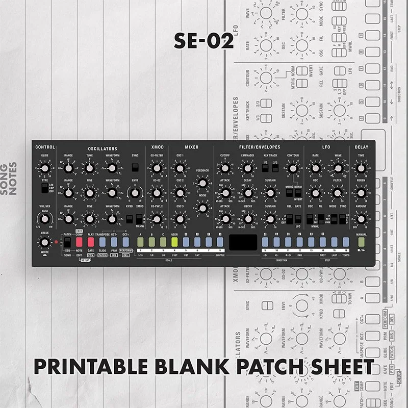 Roland SE-02 Printable