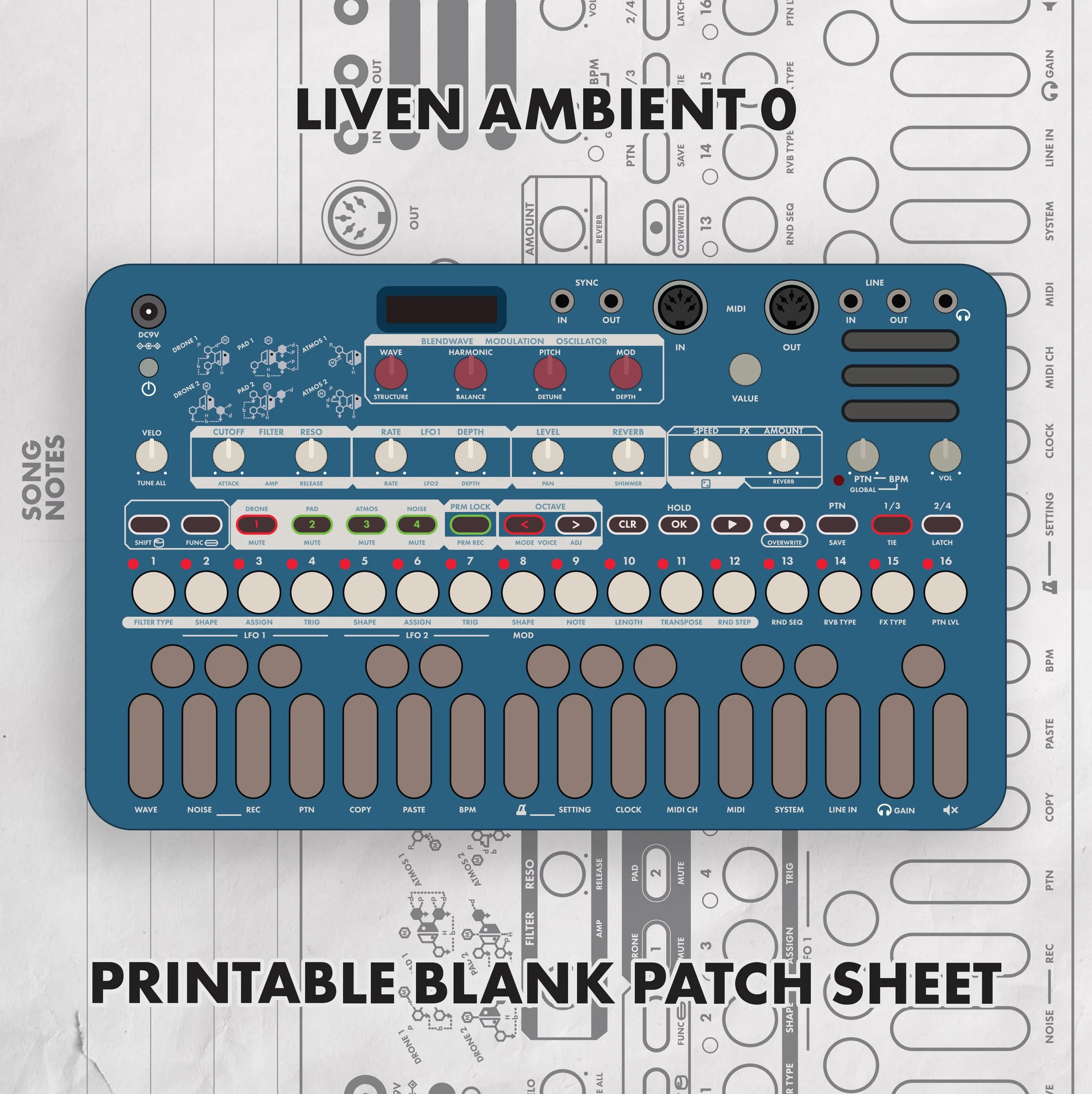 Sonicware Liven Ambient 0 Printable