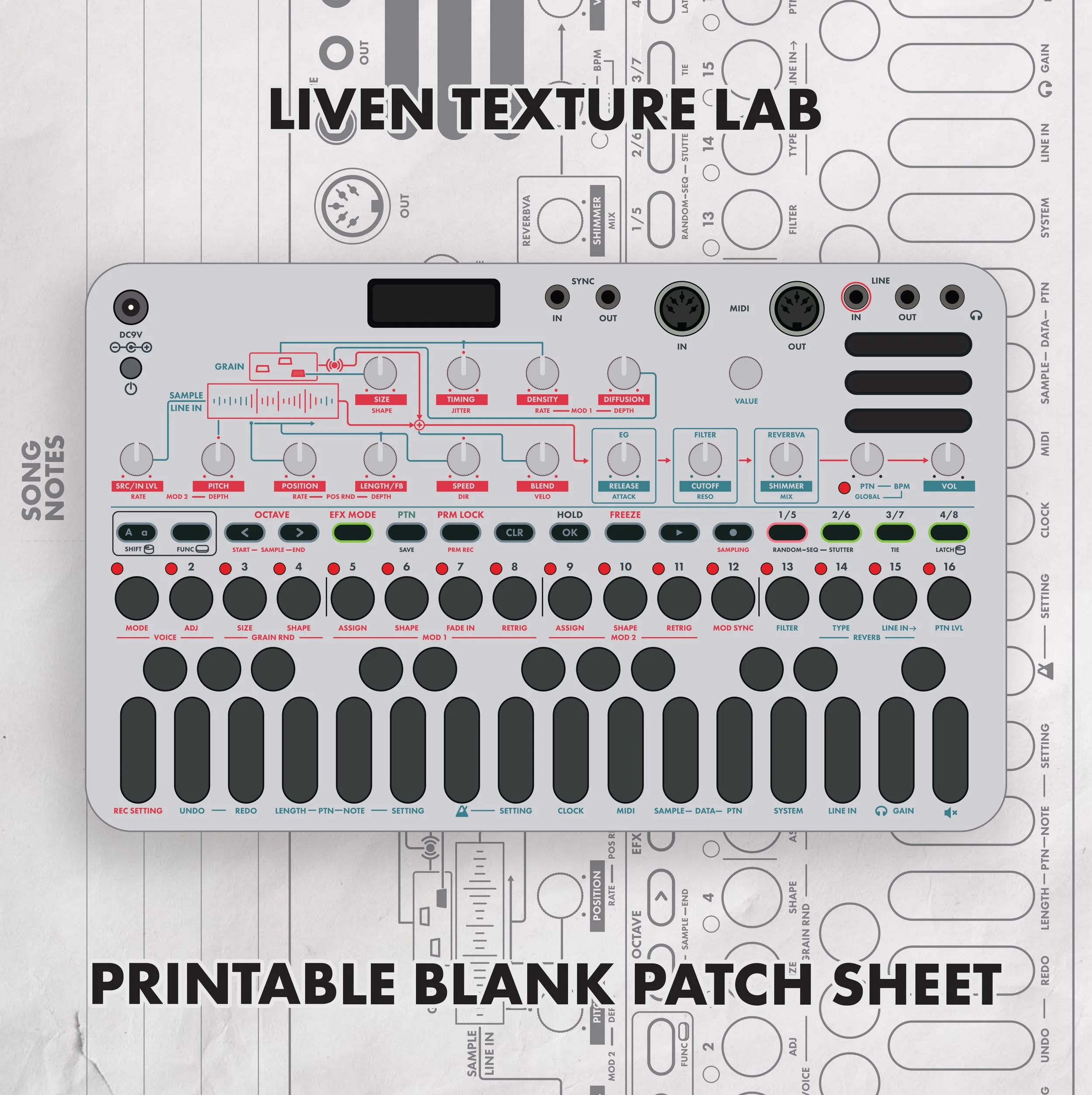Sonicware Liven Texture Lab Printable